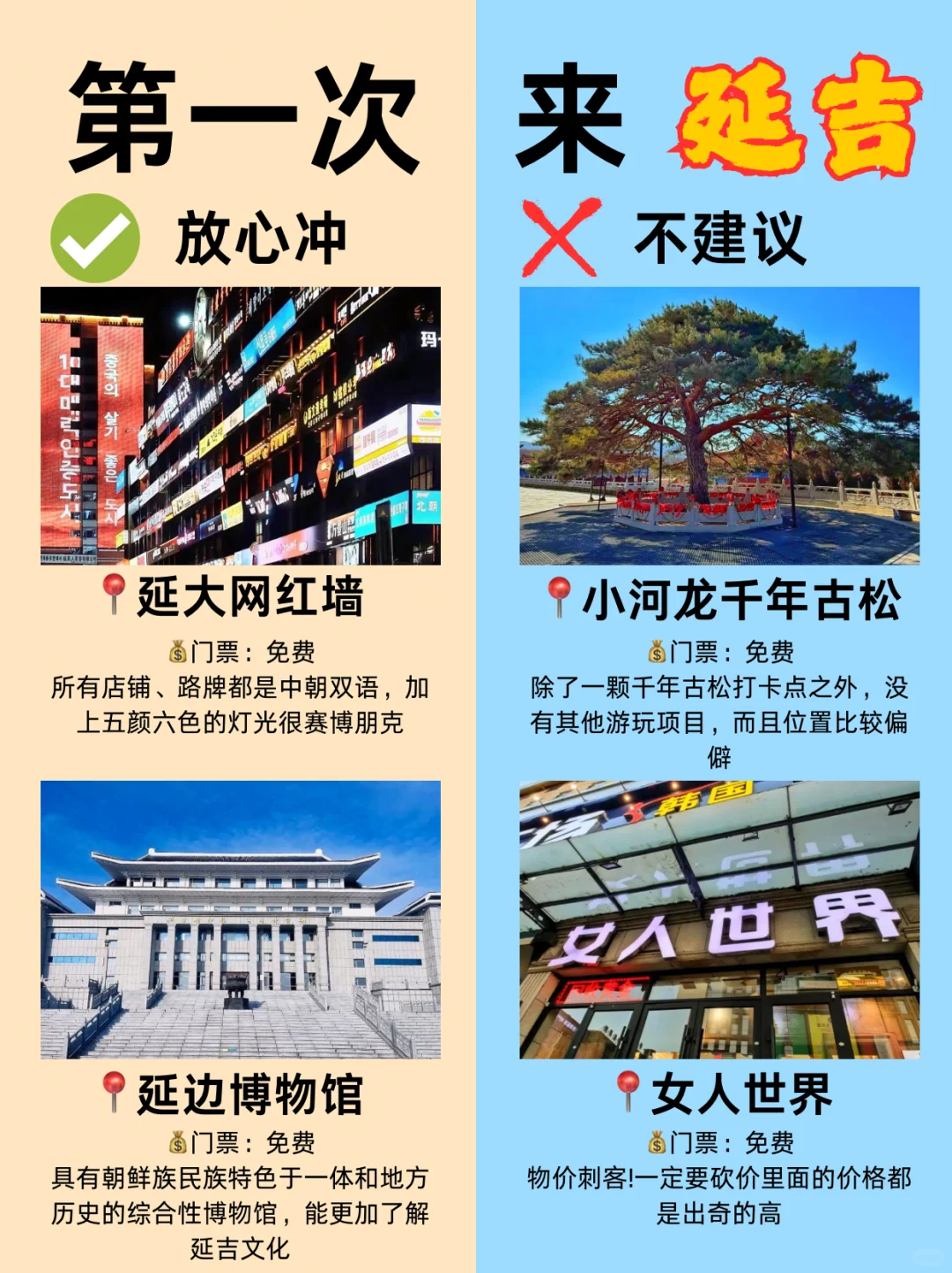 第一次去延吉旅游攻略来了