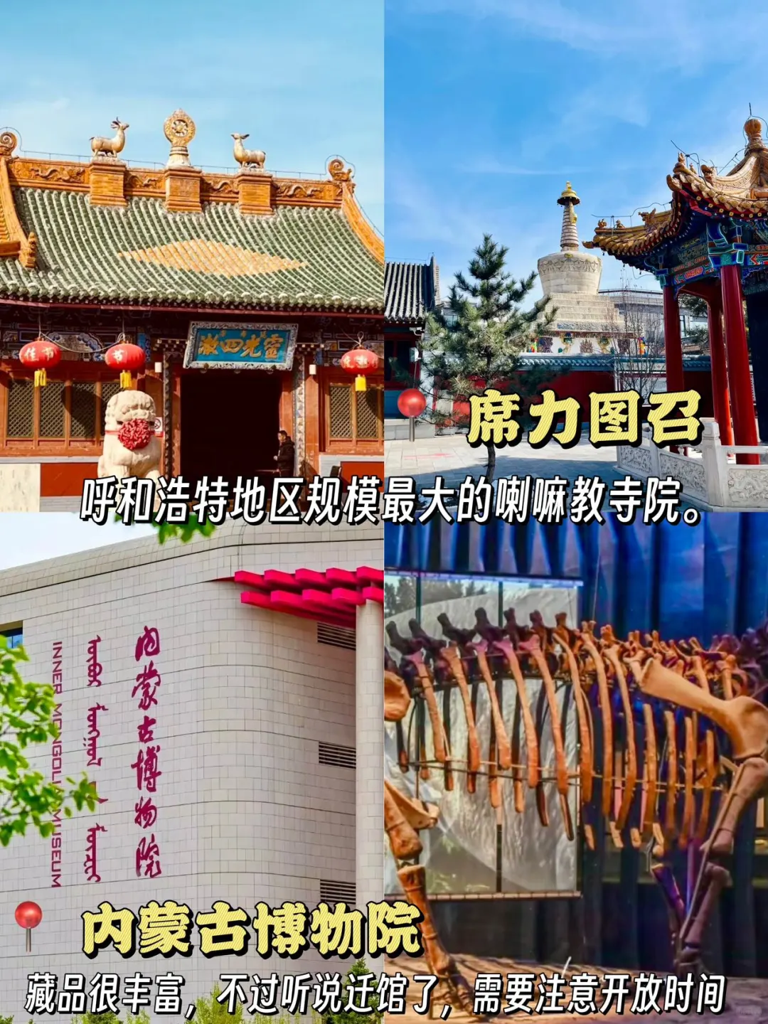 来呼和浩特必打卡景点！