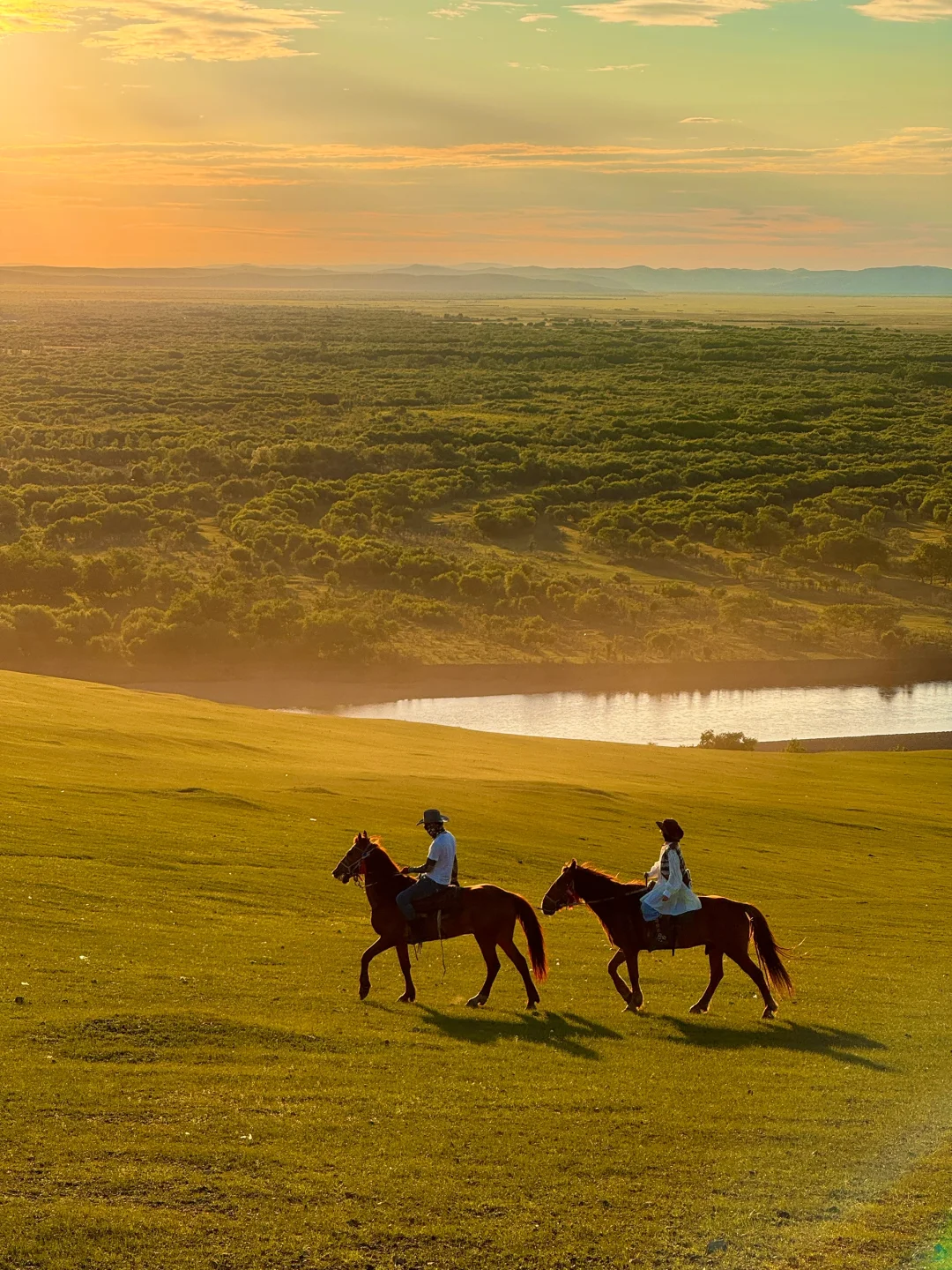 live.在呼伦贝尔实现了草原的尽头看大海!!