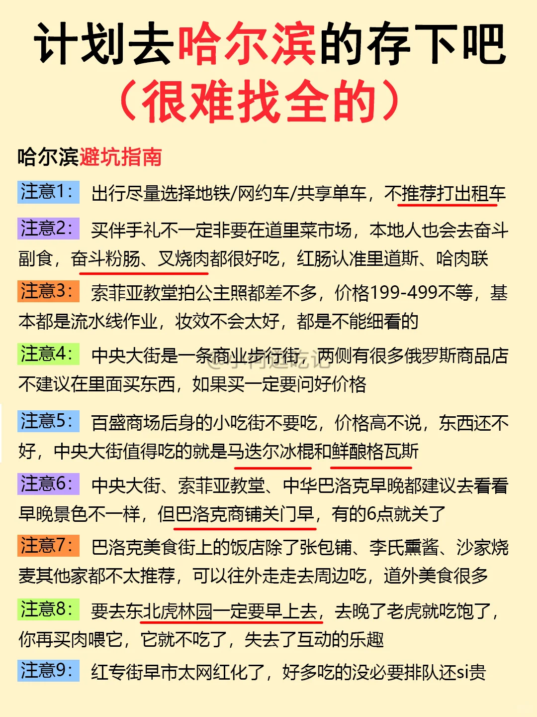 6-8月来哈尔滨！这份旅游全攻略请查收💌