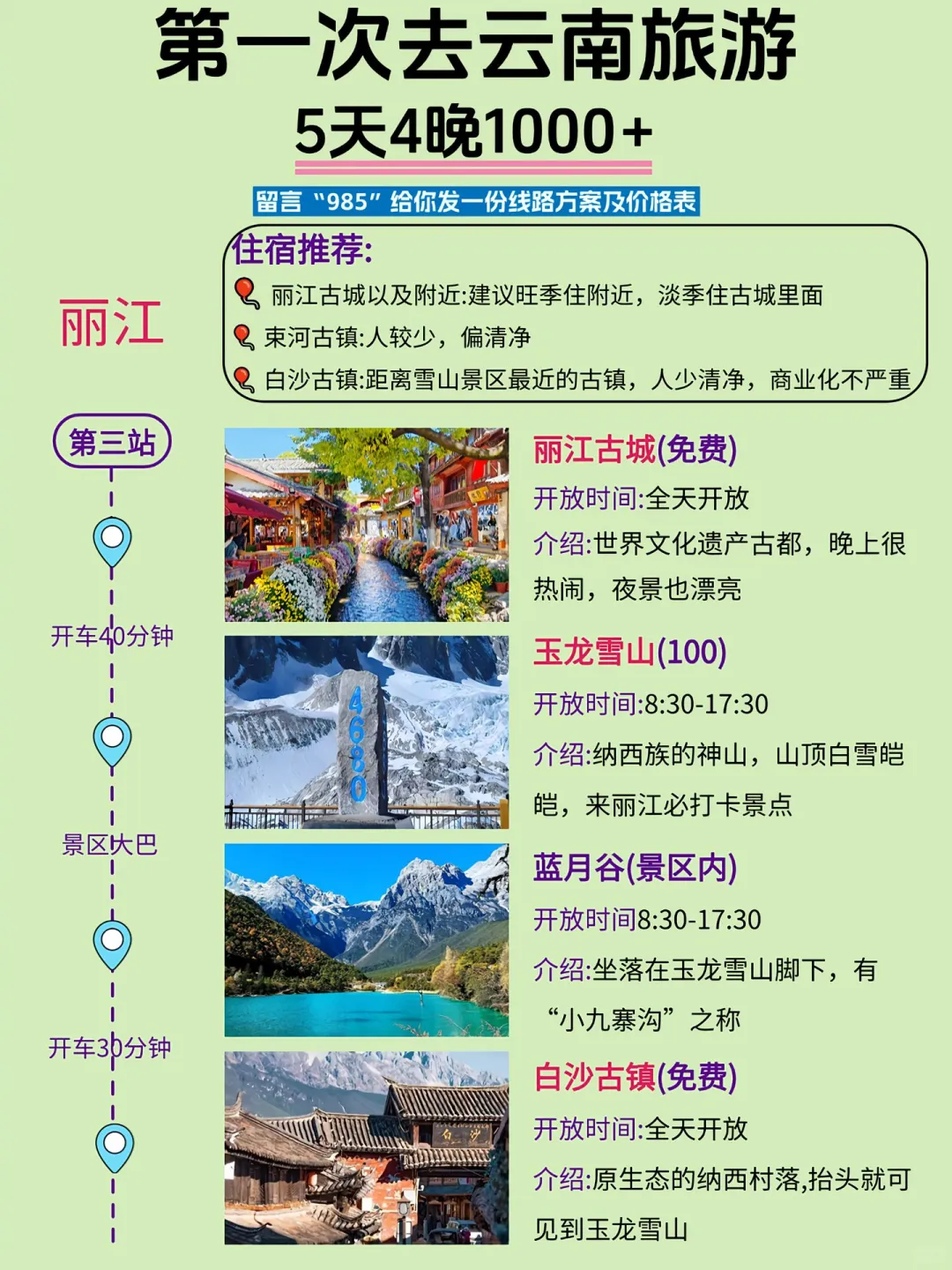 云南必去！神仙路线+超全避坑指南