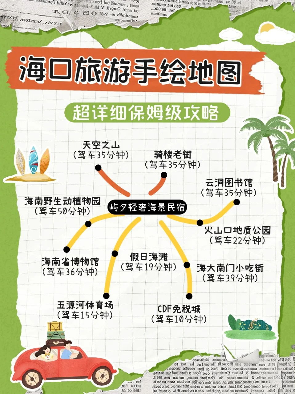 给海口陈奕迅演唱会的兵们一些旅游攻略‼️