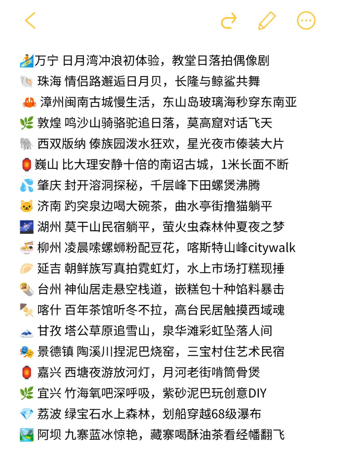 ⭐女孩子30岁前一定要打卡的城市清单！