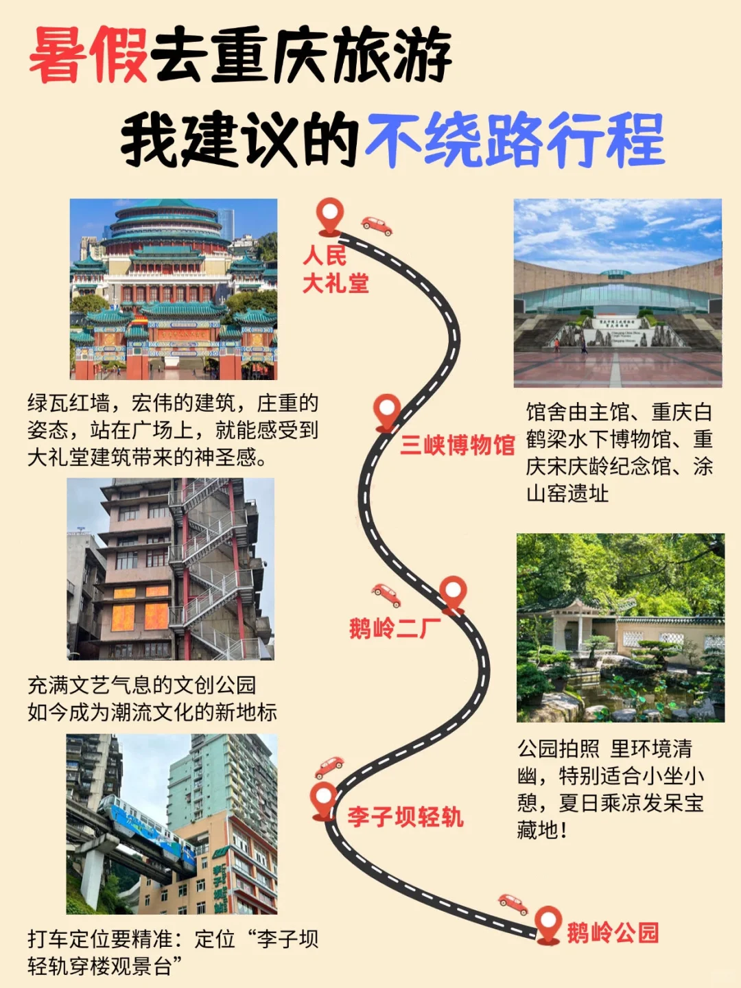 码住❗️原来这才是去重庆旅游的正确方式!