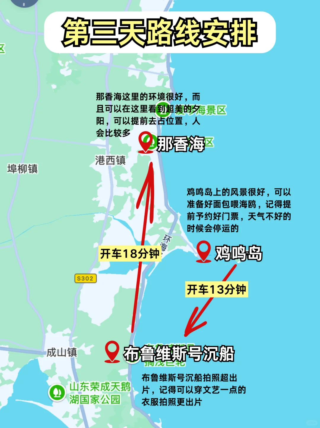 终于有人把威海景点说清楚了❗超全不踩雷！