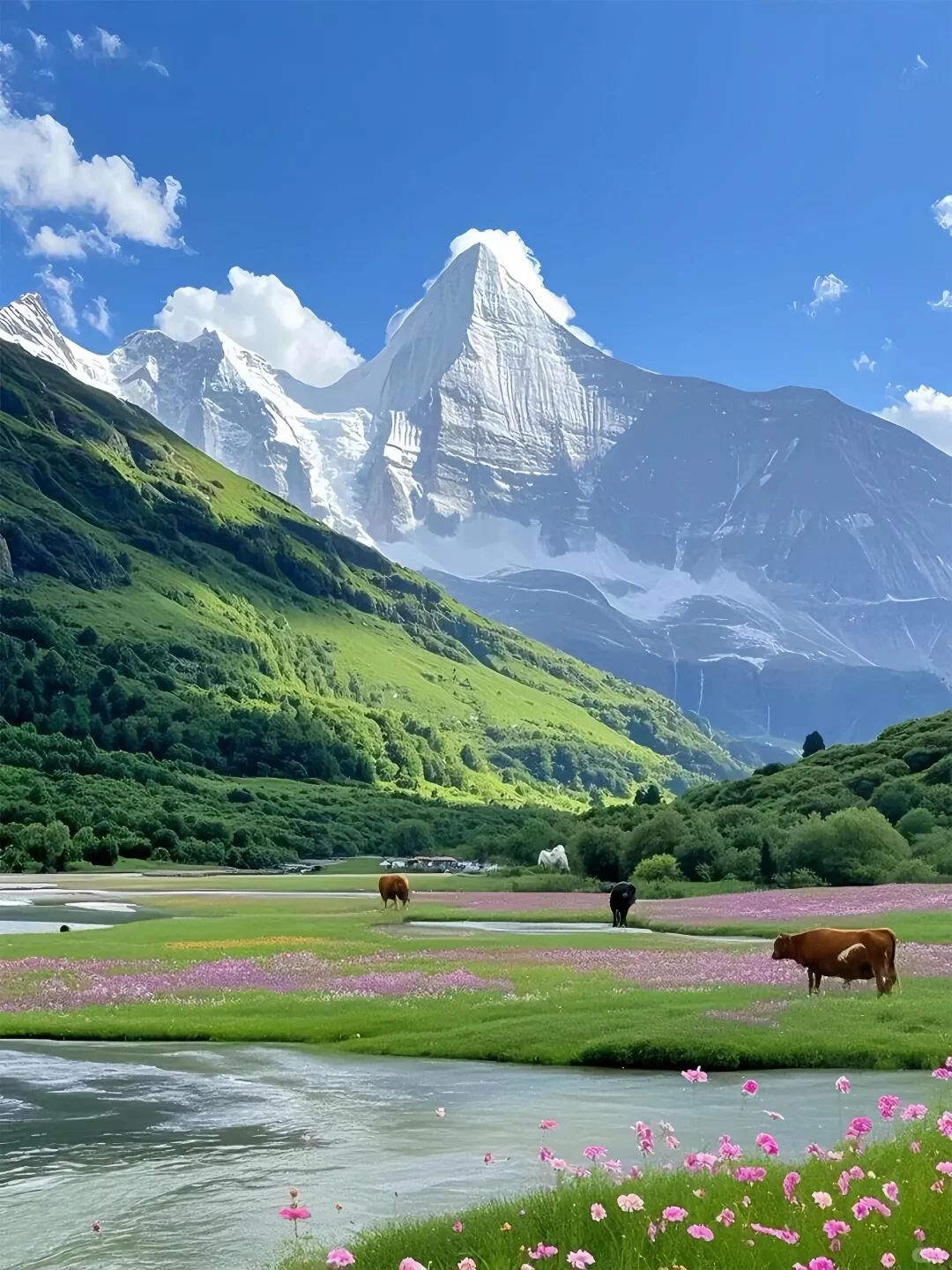 和老公去了夏天的川西，真的比瑞士还震撼