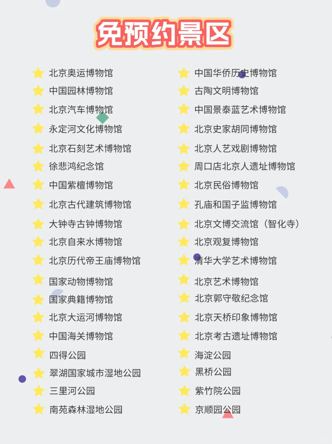 7-8月去北京，这些地方必须提前预约！