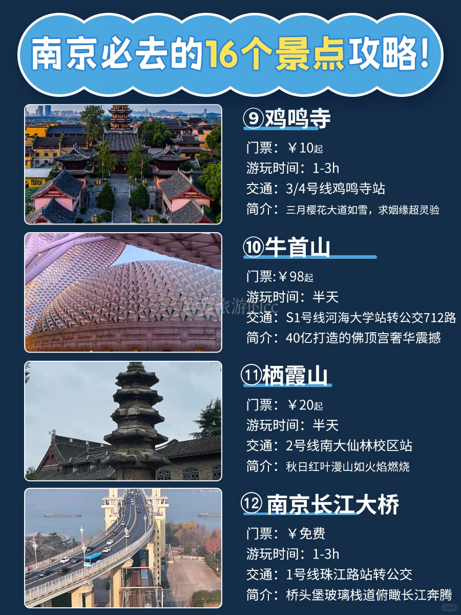 我南哥绝不认输！南京16个必去景点🔥超详细