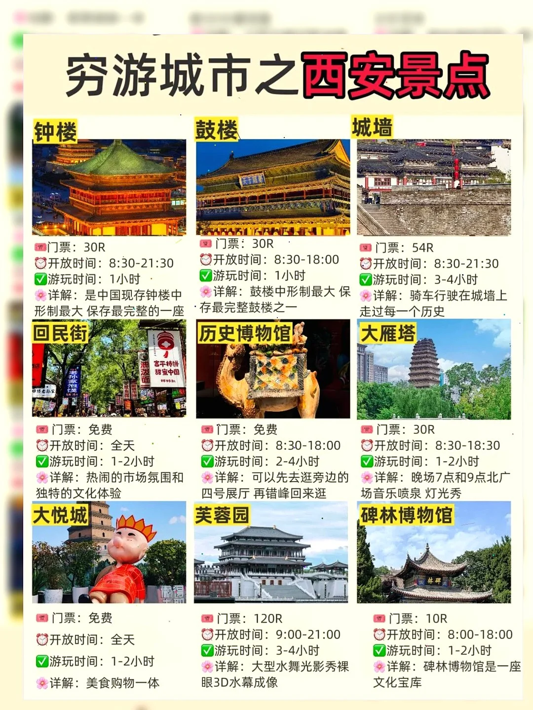 5-6月穷游必去城市😎西安超赞