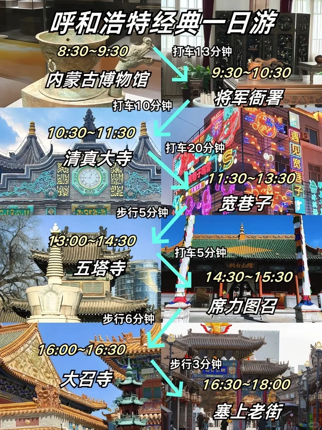 呼和浩特| 5 天 4 晚必玩景点，直接抄作业