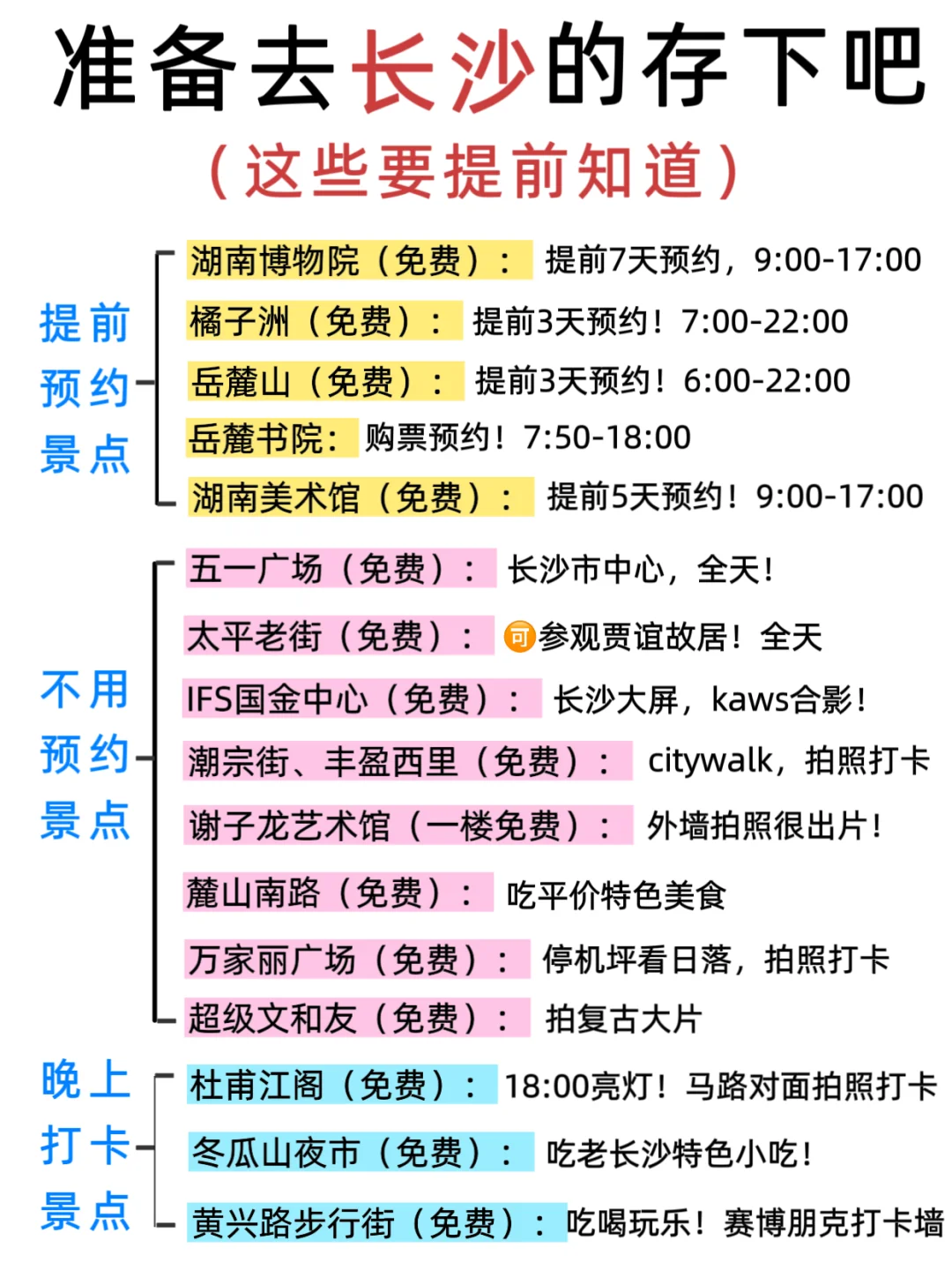 6-7月要来长沙的注意了，来之前一定要看的！！