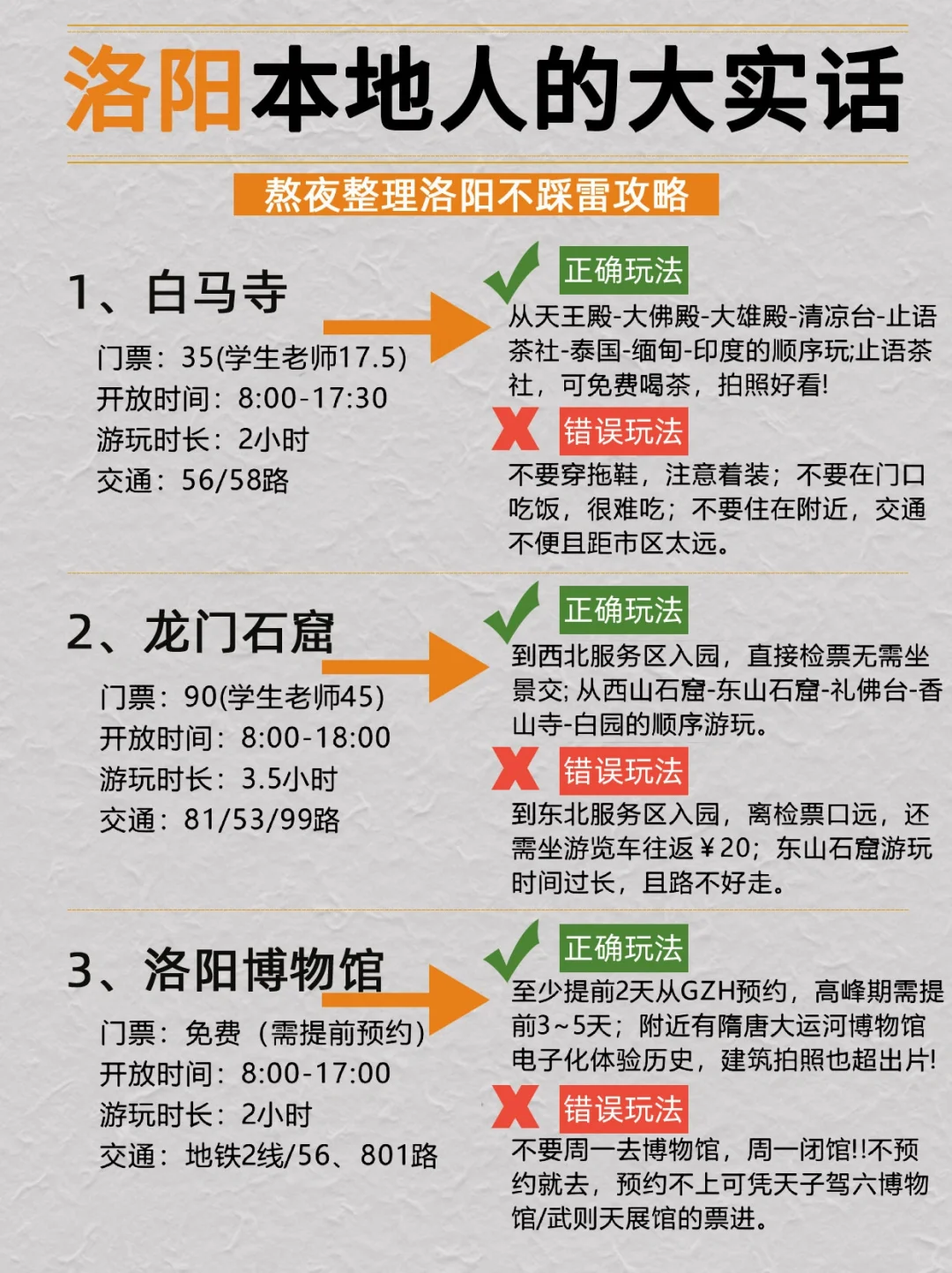 终于🈶人把洛阳旅游玩明白了(附景点玩法)