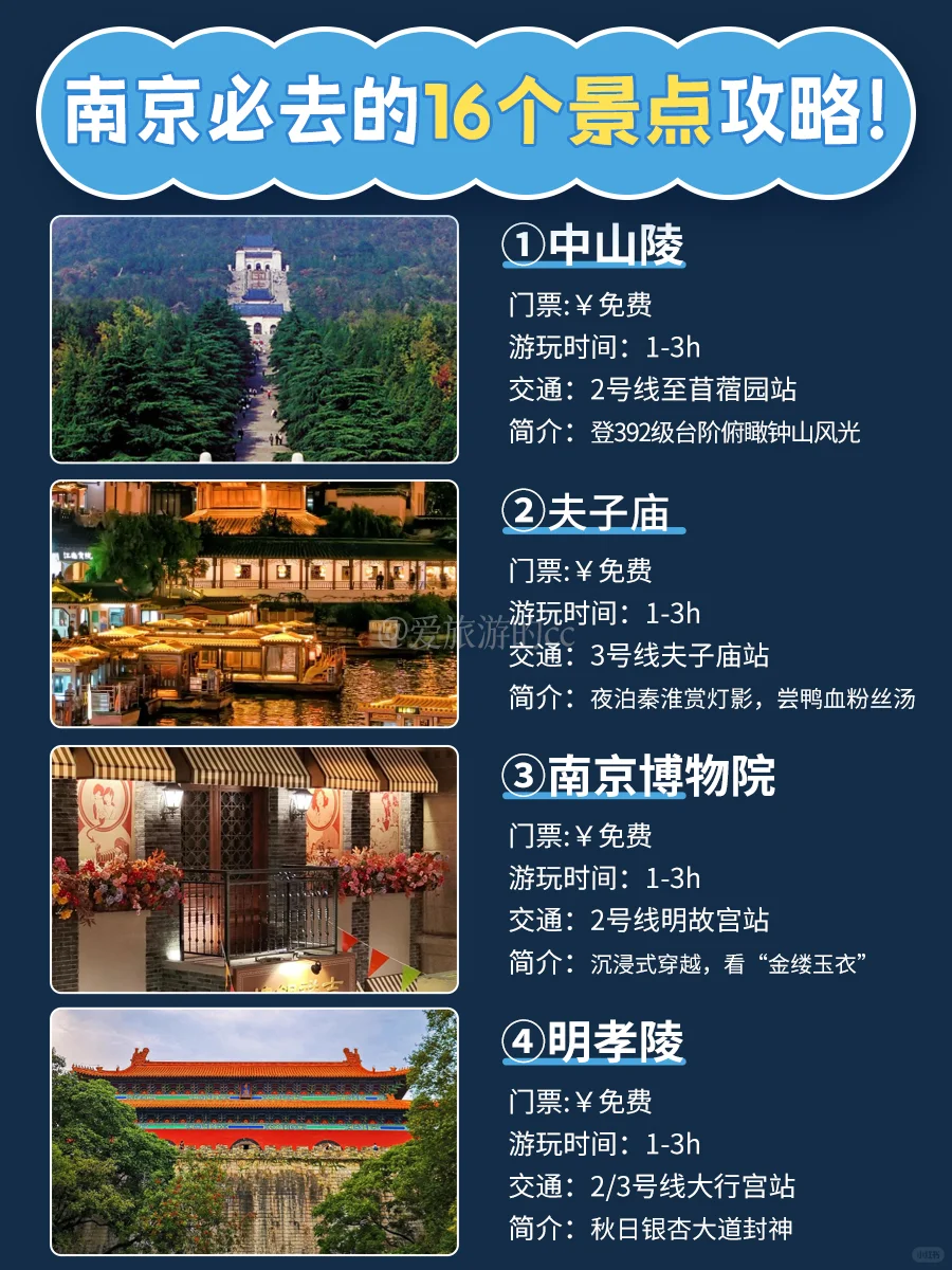 我南哥绝不认输！南京16个必去景点🔥超详细