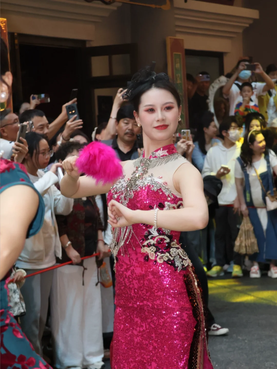 千古情景区,旗袍拍照绝了