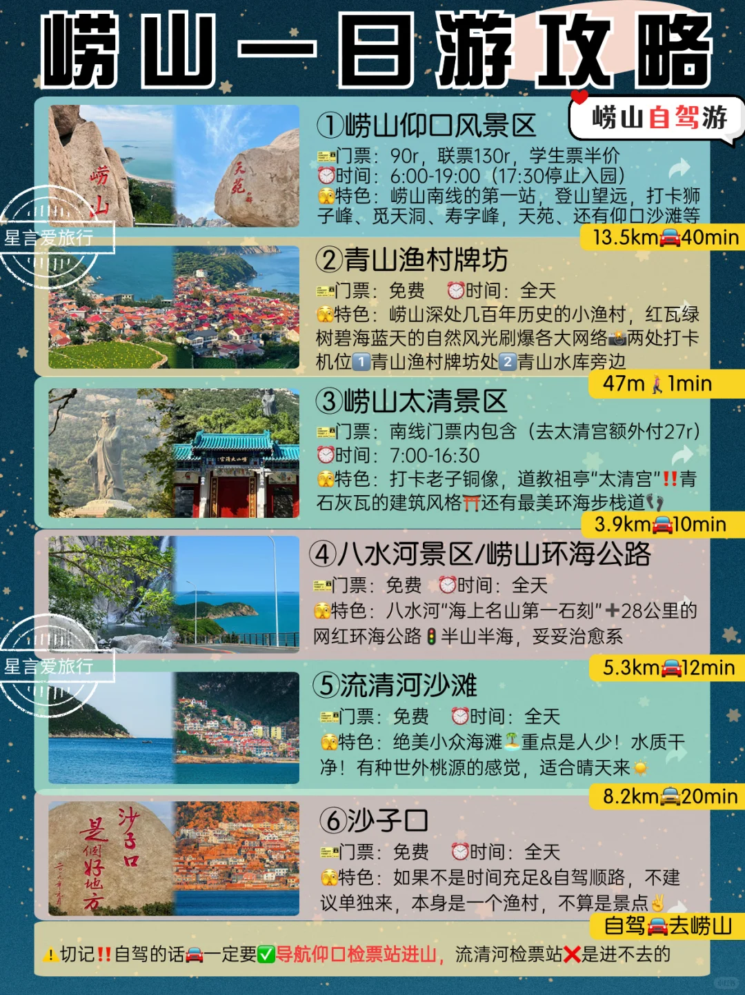 青岛｜崂山一日游攻略（自驾版）