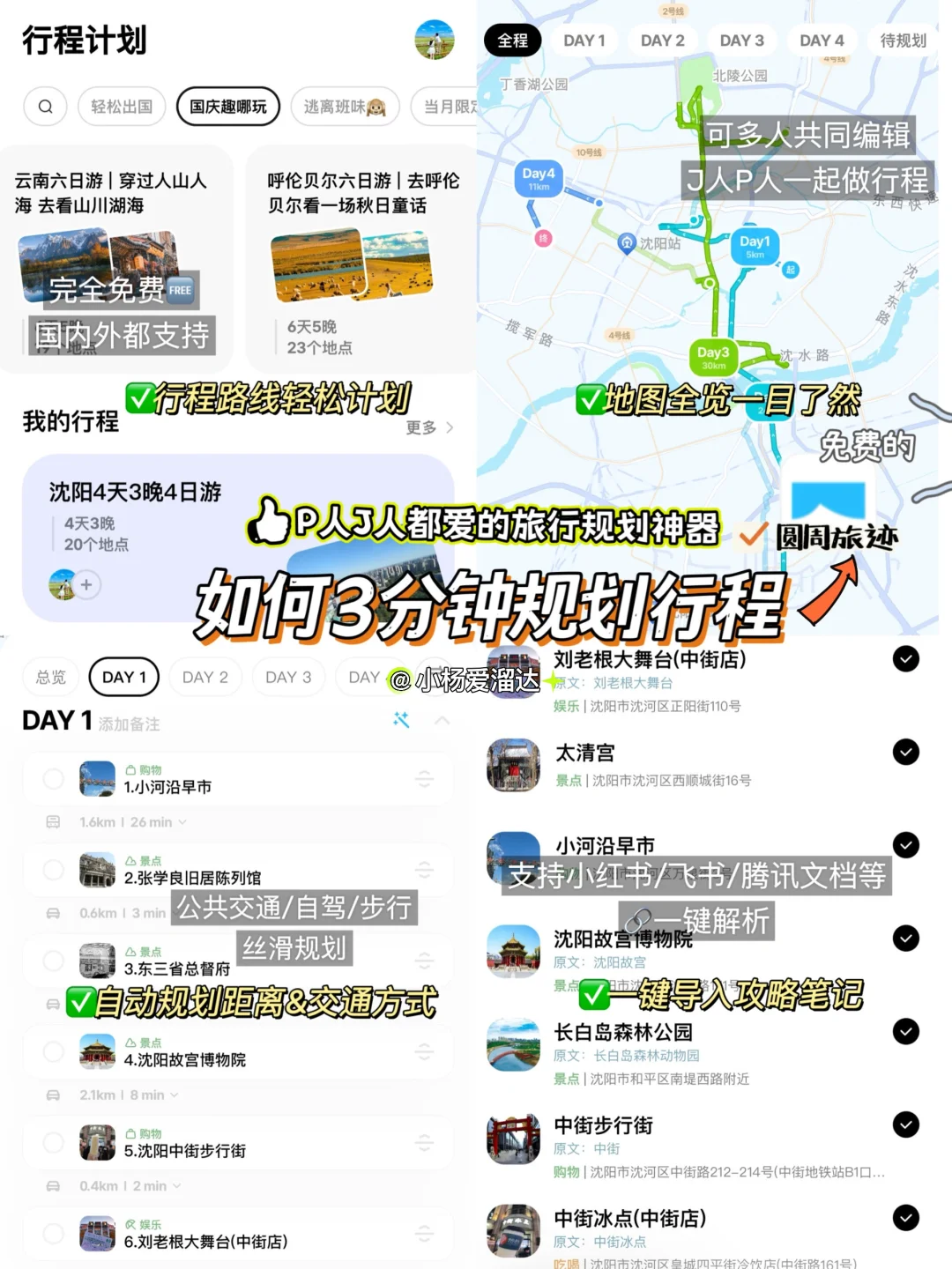 沈阳旅游必看攻略｜一张图秒懂沈阳吃住行