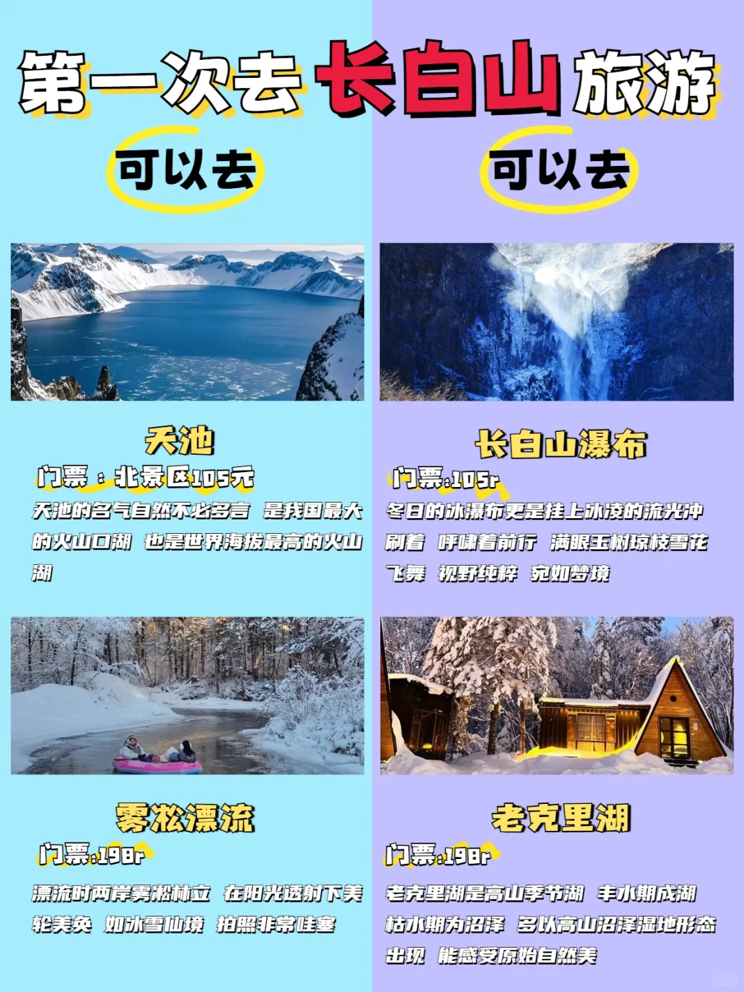 长白山必打卡景点合集✅一般人我不告诉她