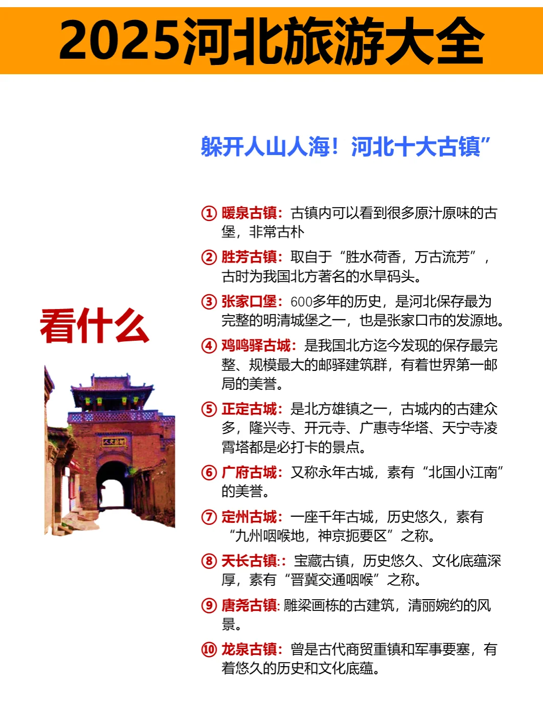 河北最全旅游攻略🎈宝子们收藏🎈