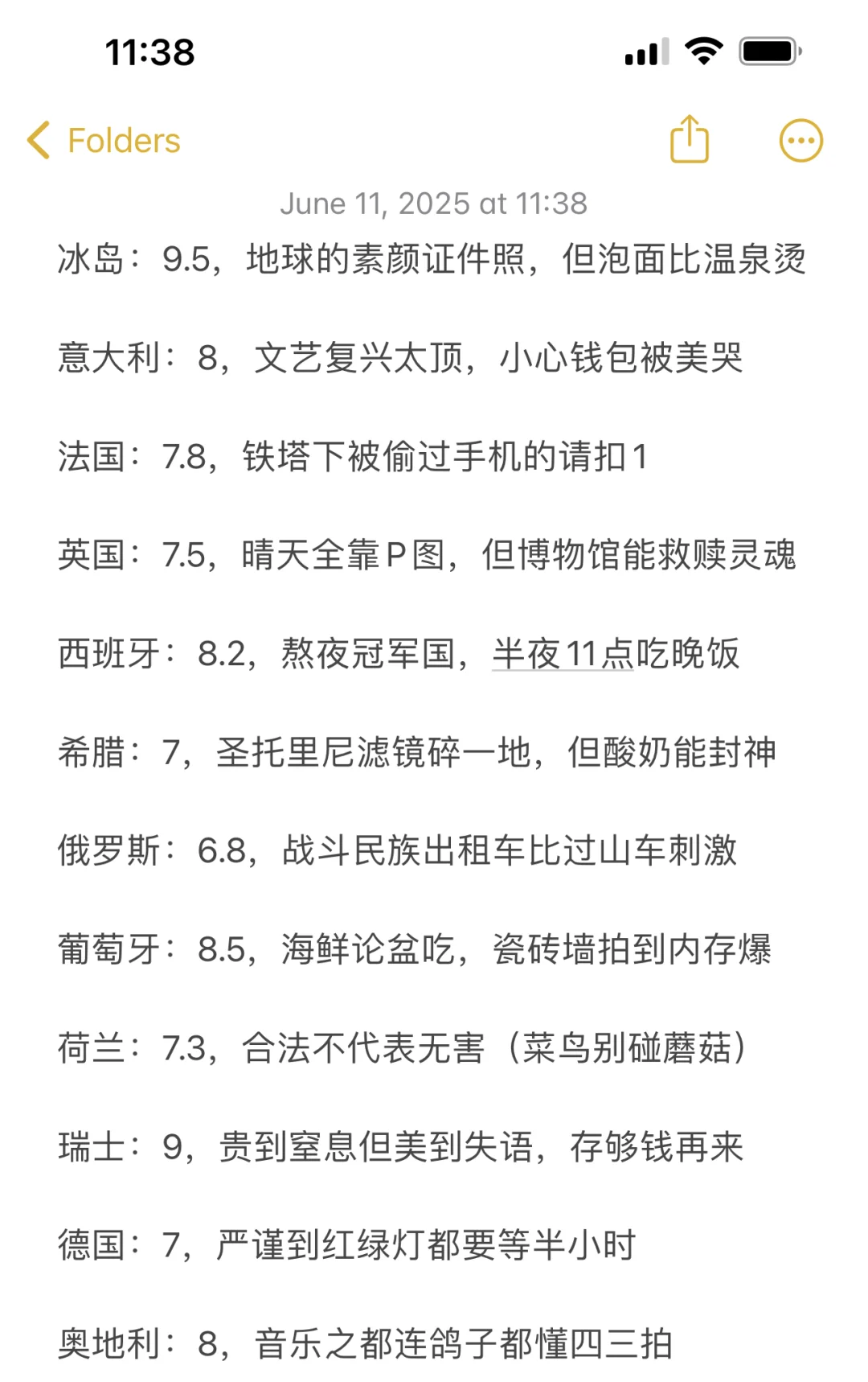 锐评国外旅游体验