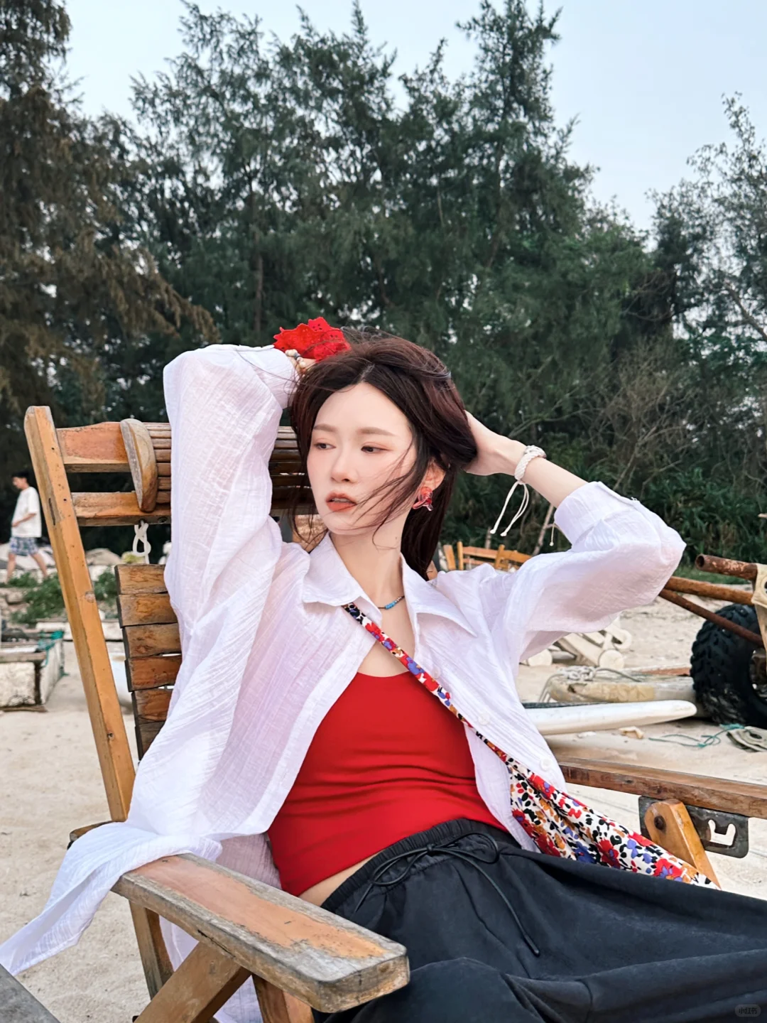 是你们在蹲的📍涠洲岛穿搭嘛？这也太显白了