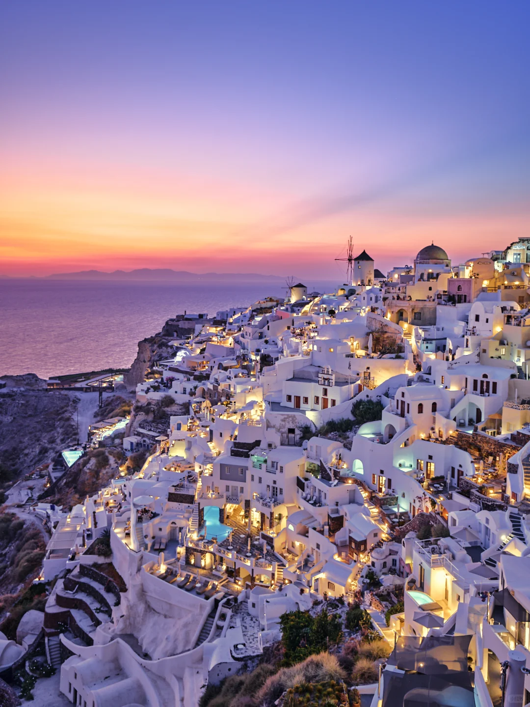 🌅圣托里尼 | 世界排名第一的爱琴海日落