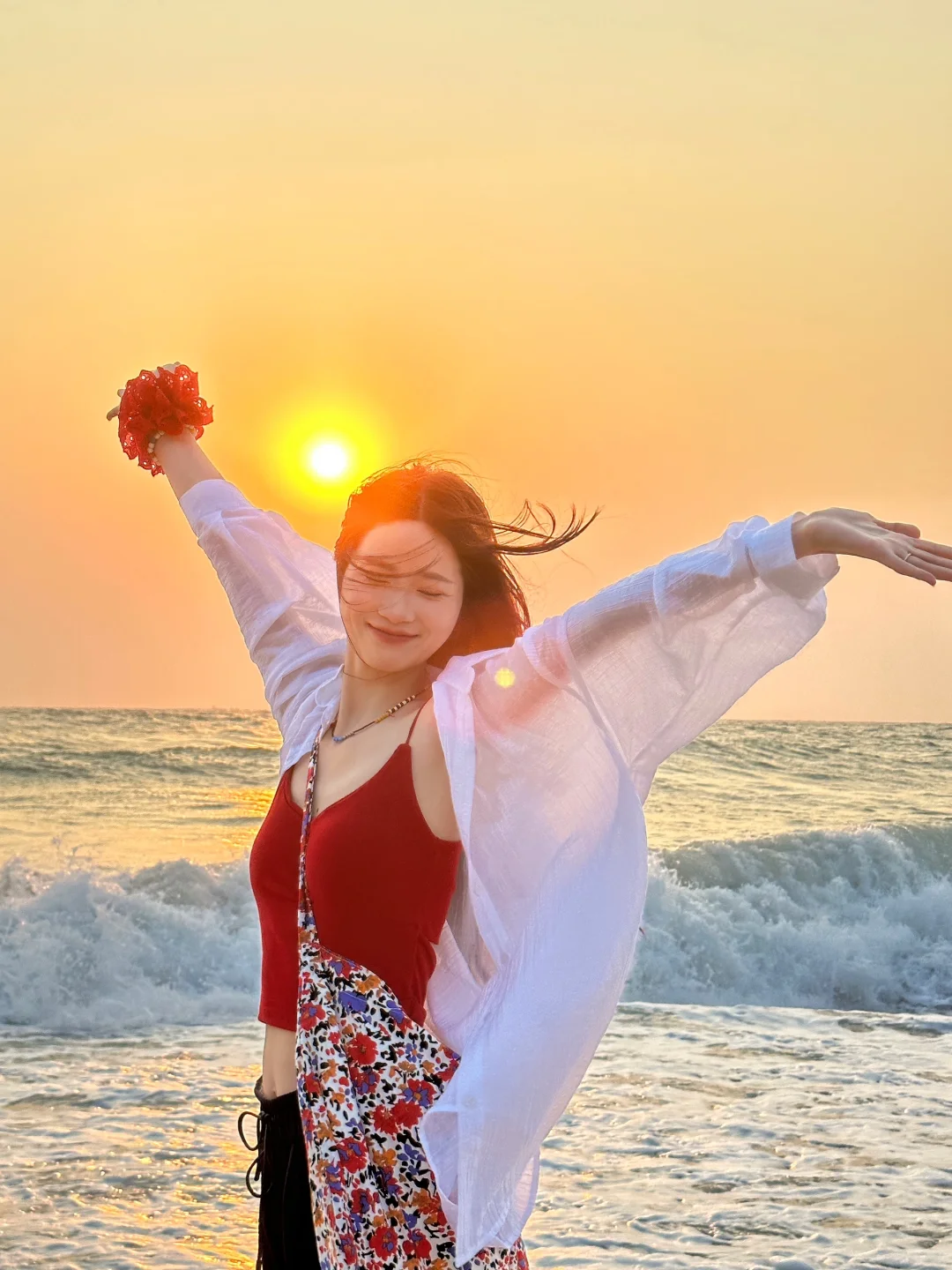 是你们在蹲的📍涠洲岛穿搭嘛？这也太显白了