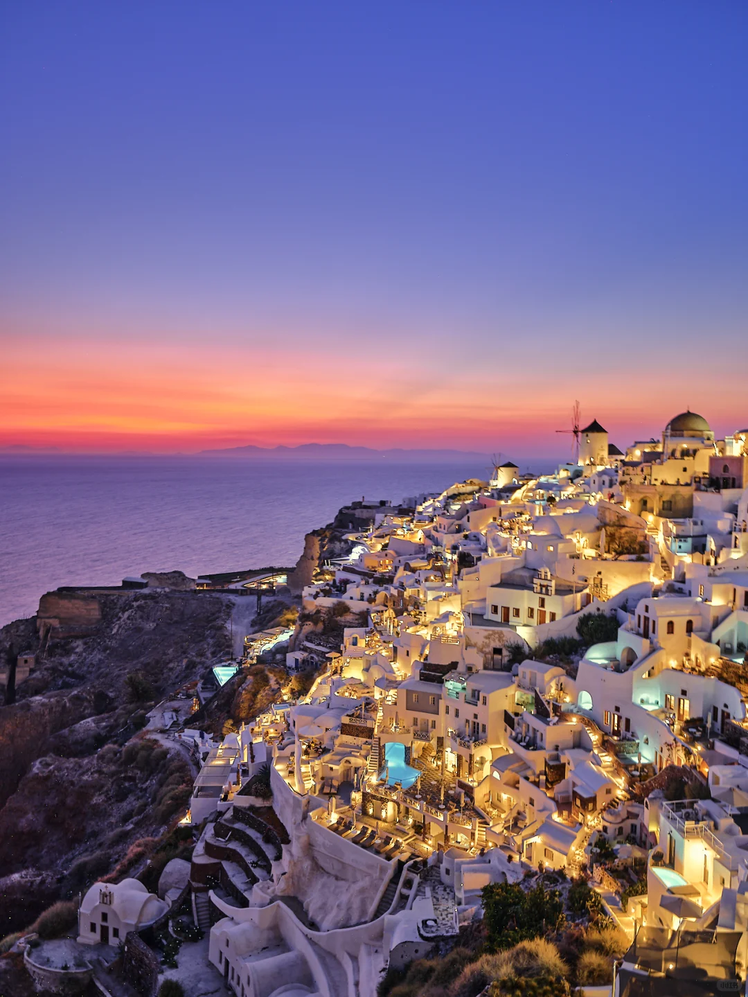 🌅圣托里尼 | 世界排名第一的爱琴海日落