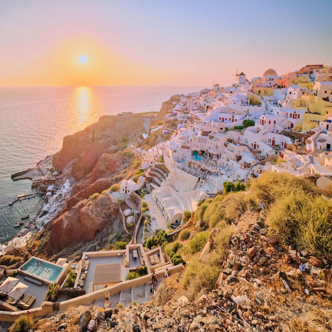 🌅圣托里尼 | 世界排名第一的爱琴海日落