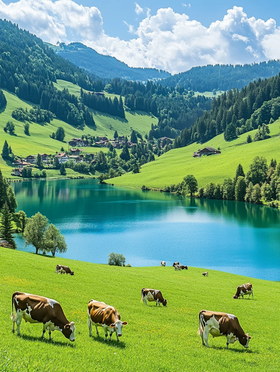 瑞士旅游🌈龙疆小镇！！