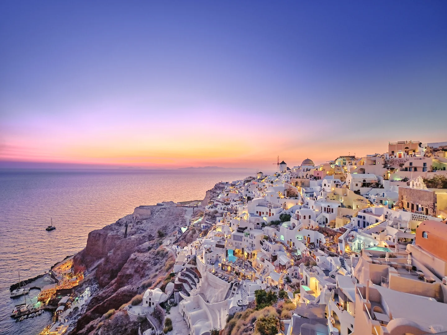 🌅圣托里尼 | 世界排名第一的爱琴海日落