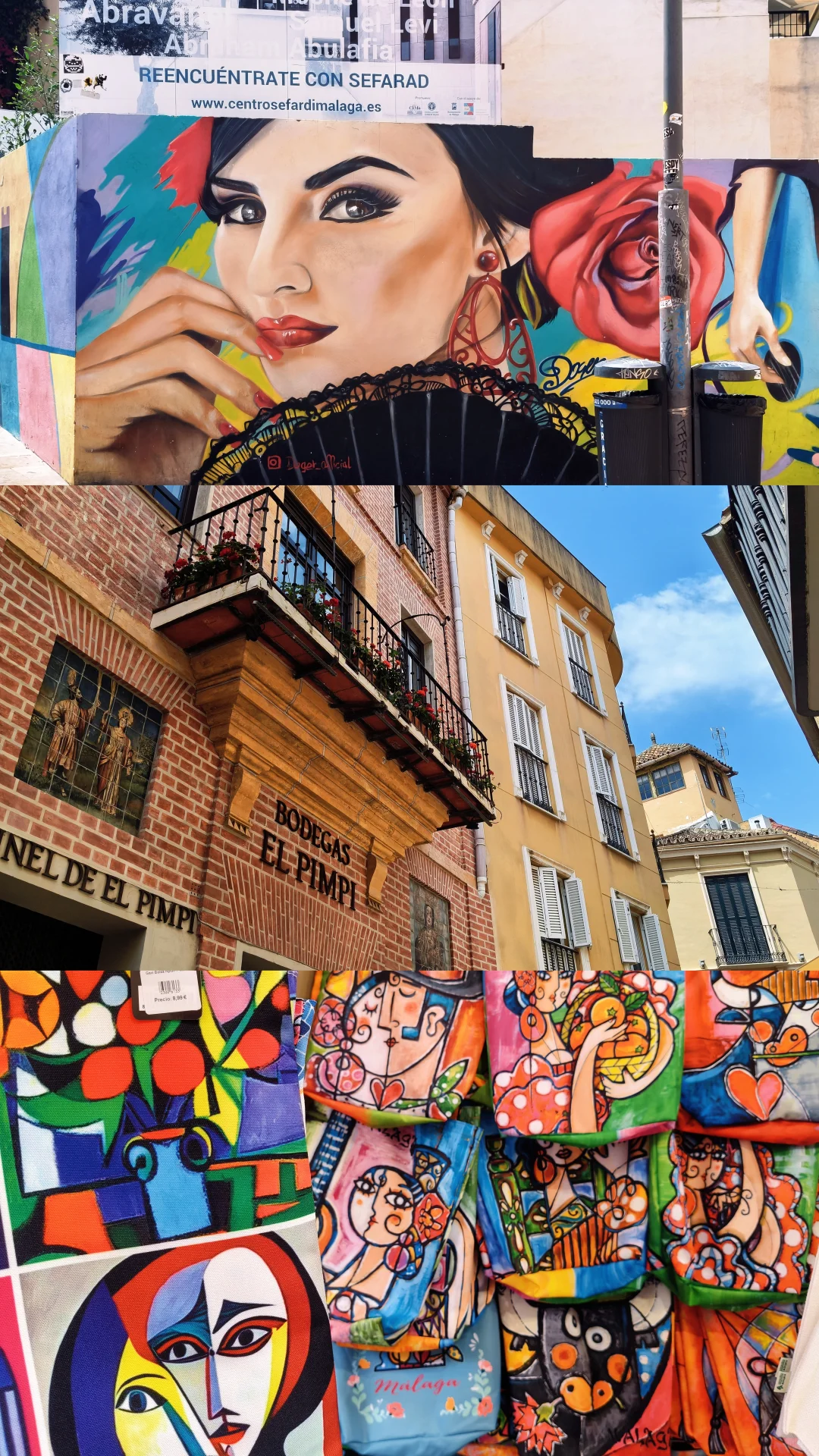 幸福就是–在马拉加的街头拥吻阳光☀️