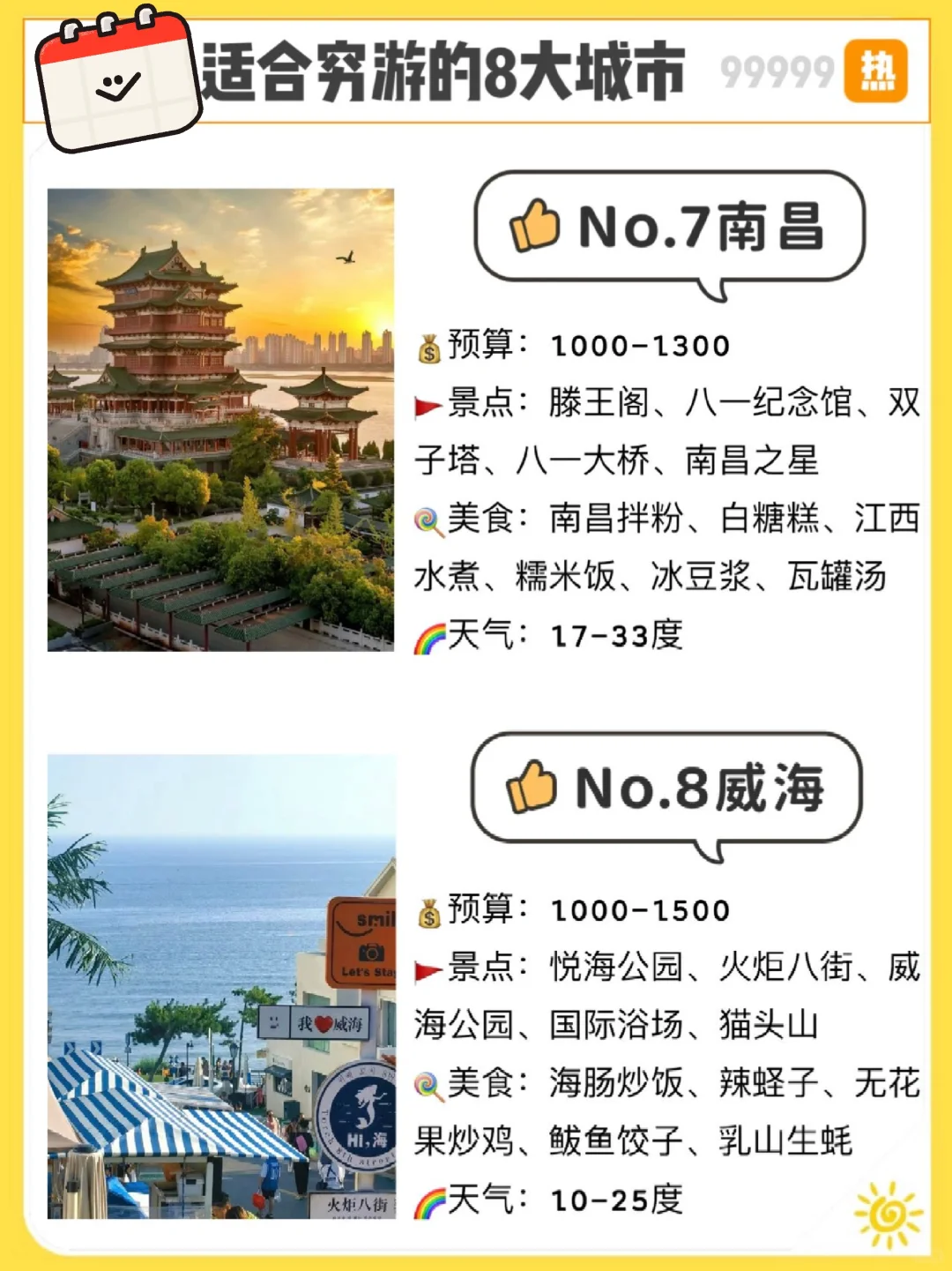 适合穷游的8大城市你想去吗🤩