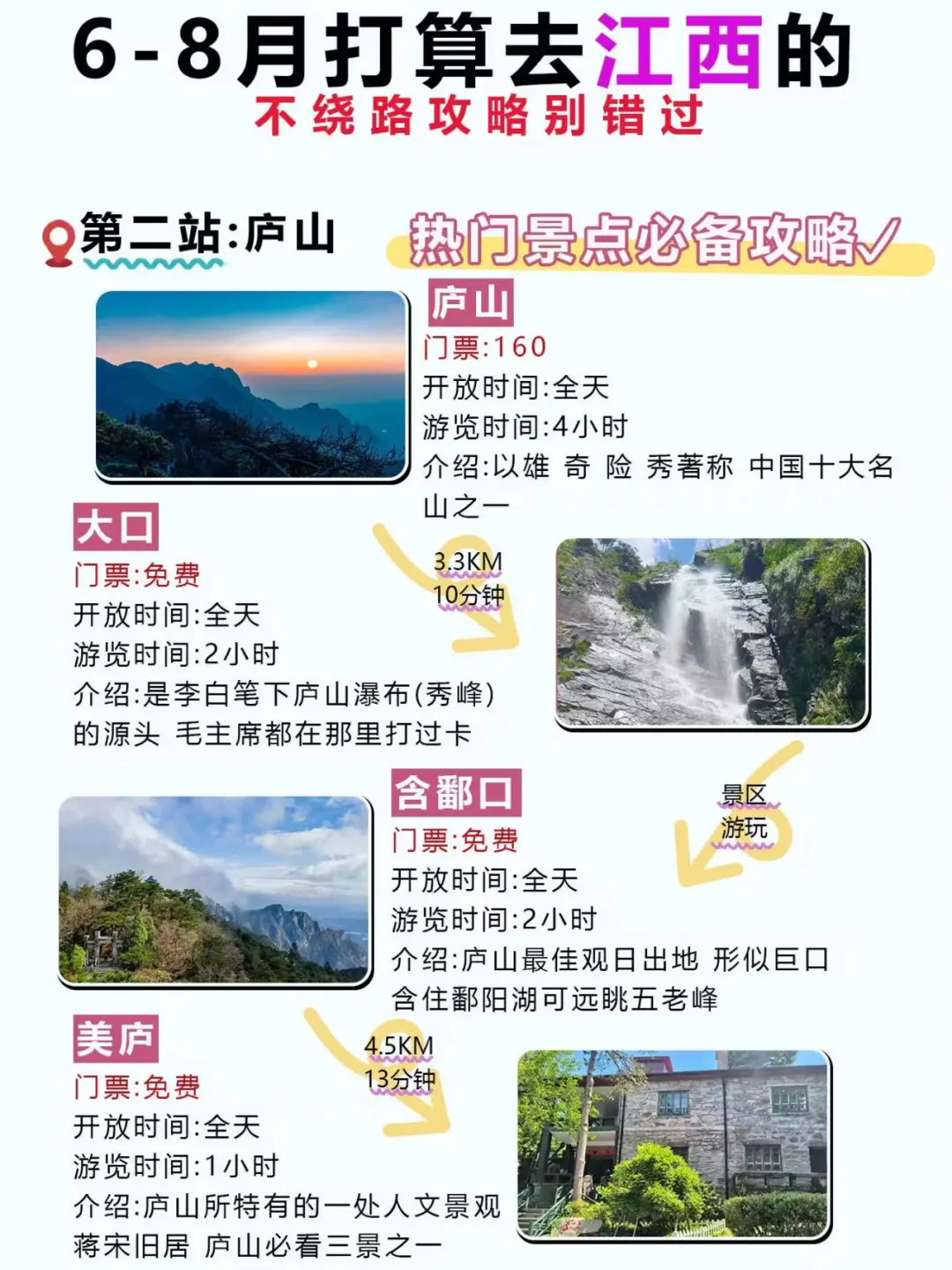 第一次来江西!顺序千万别搞反了❗附攻略