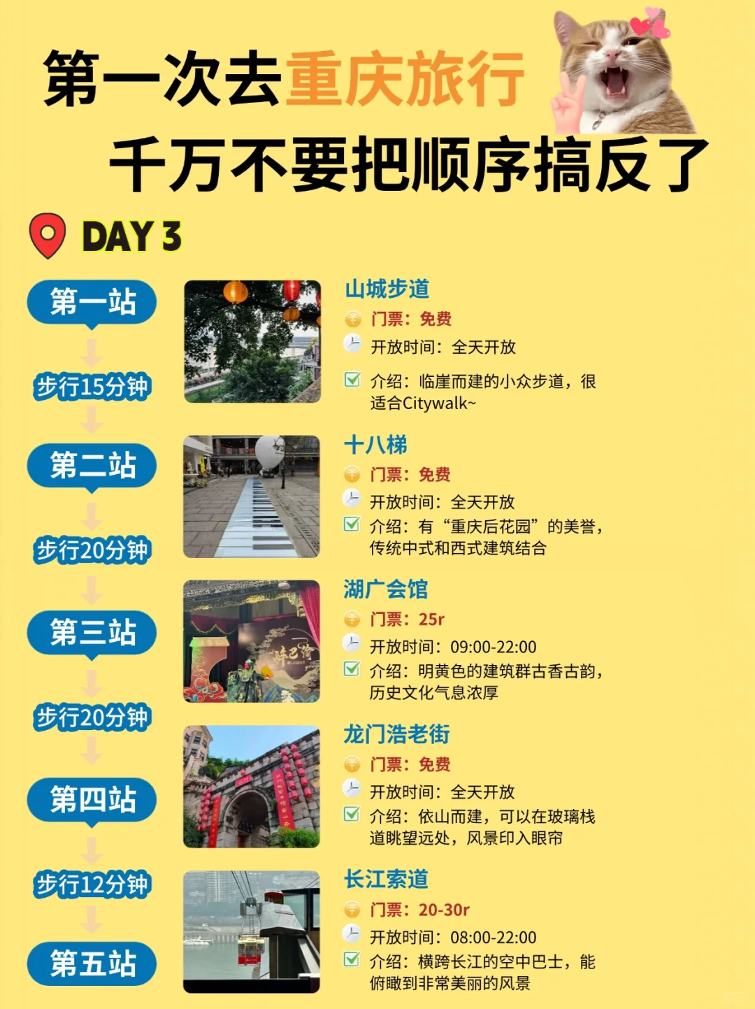 重庆3天2晚旅行指南 | 美食+景点超全推荐🎡