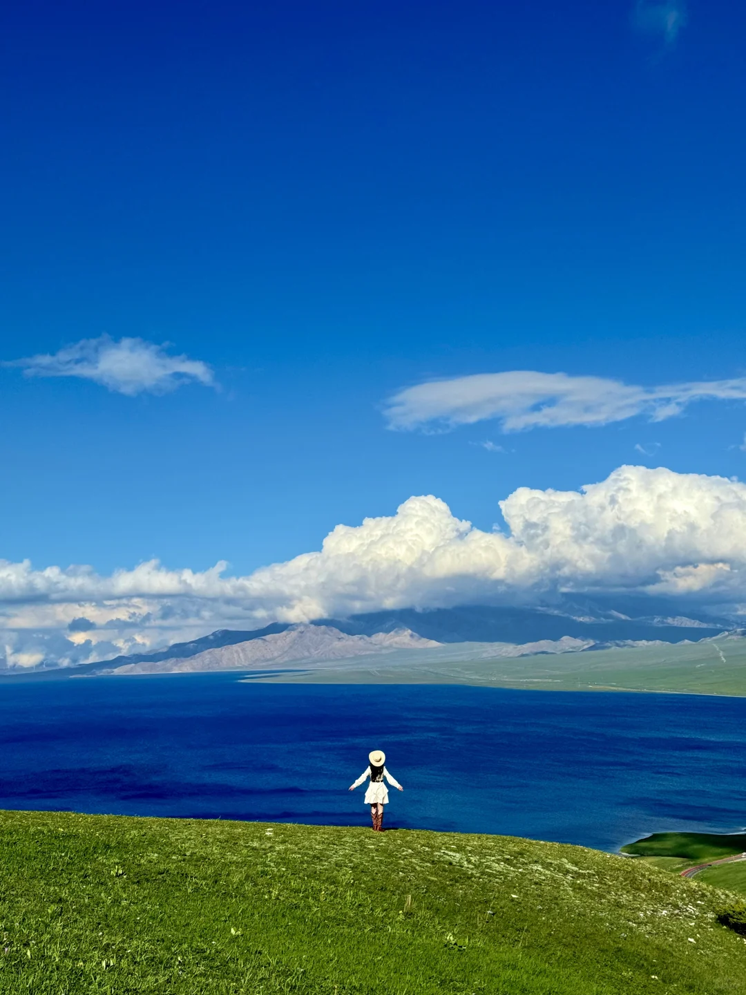 在赛里木湖拍到了我的人生live