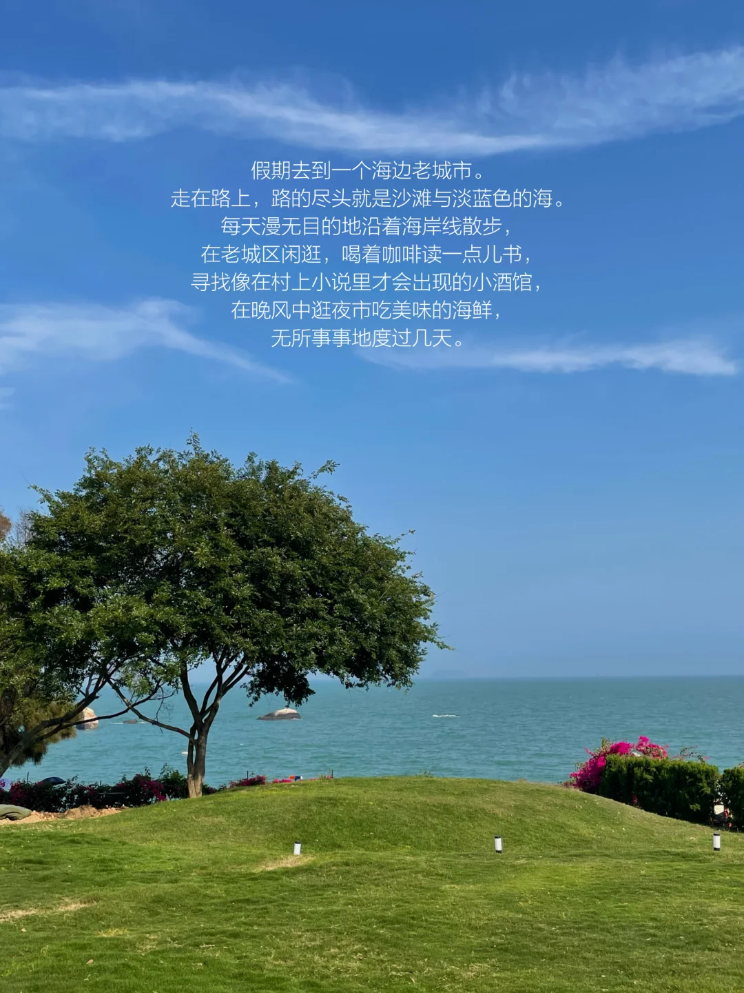 喜欢短暂逃离到陌生城市的自由感