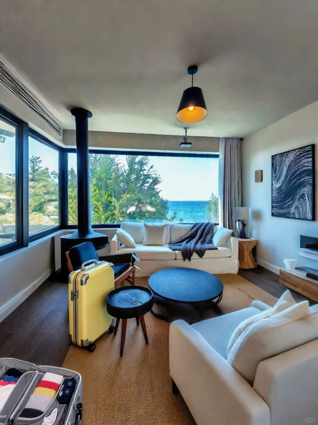 不是济州岛!是秦皇岛!210俩人😭海边小院