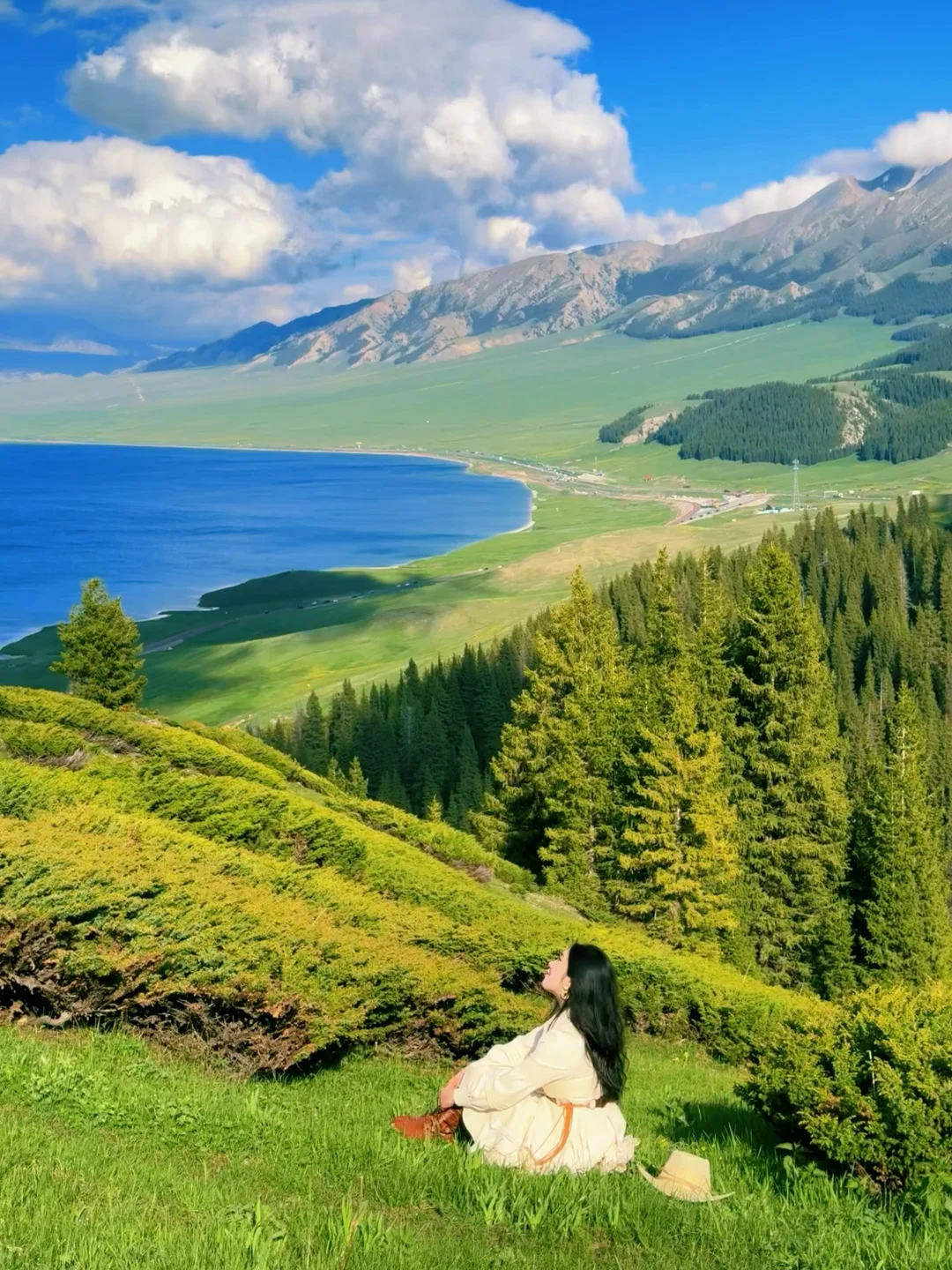 在赛里木湖拍到了我的人生live