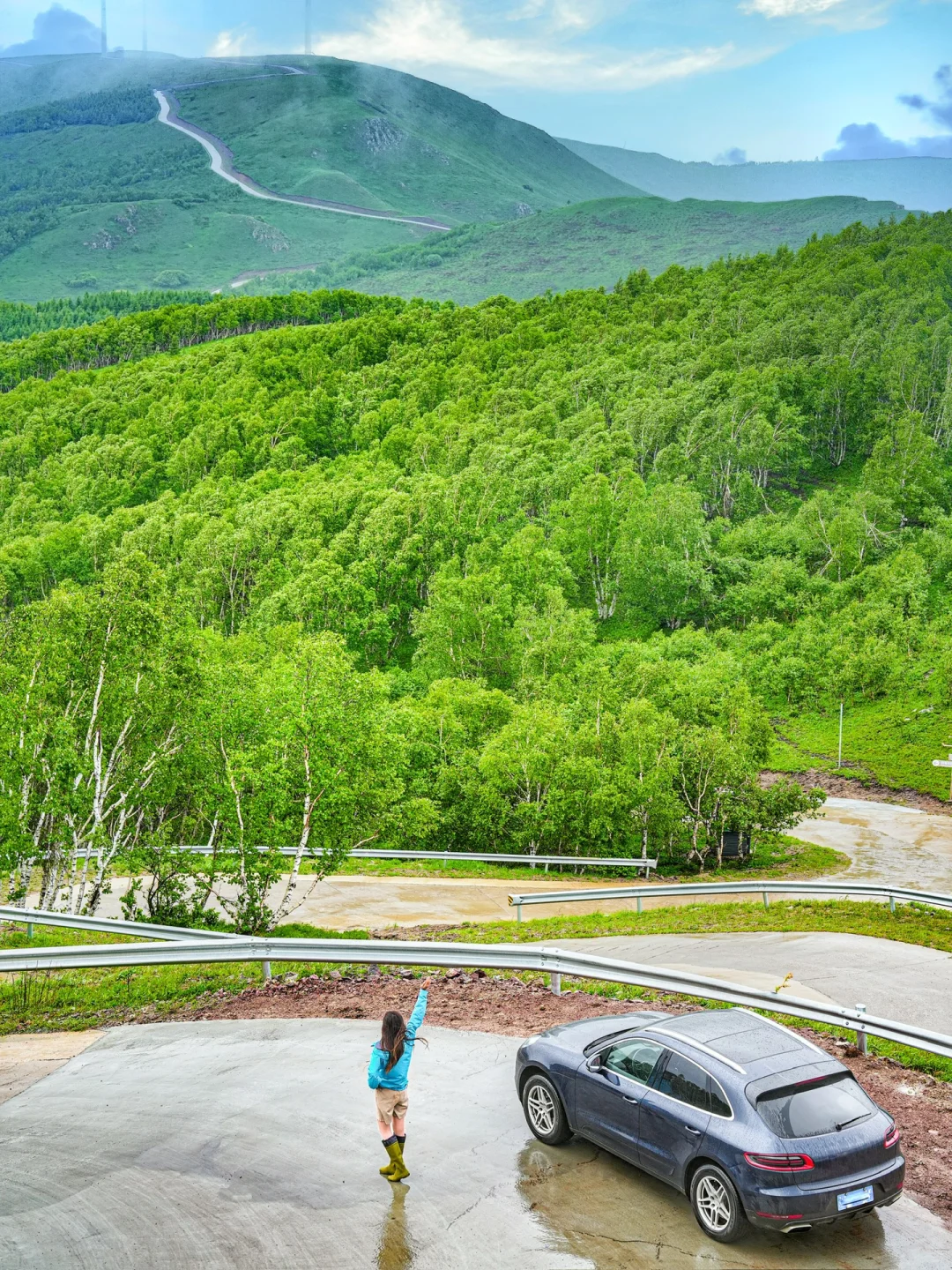 北京自驾天堂🚗京郊阿勒泰❗️20 ℃的漫画草原
