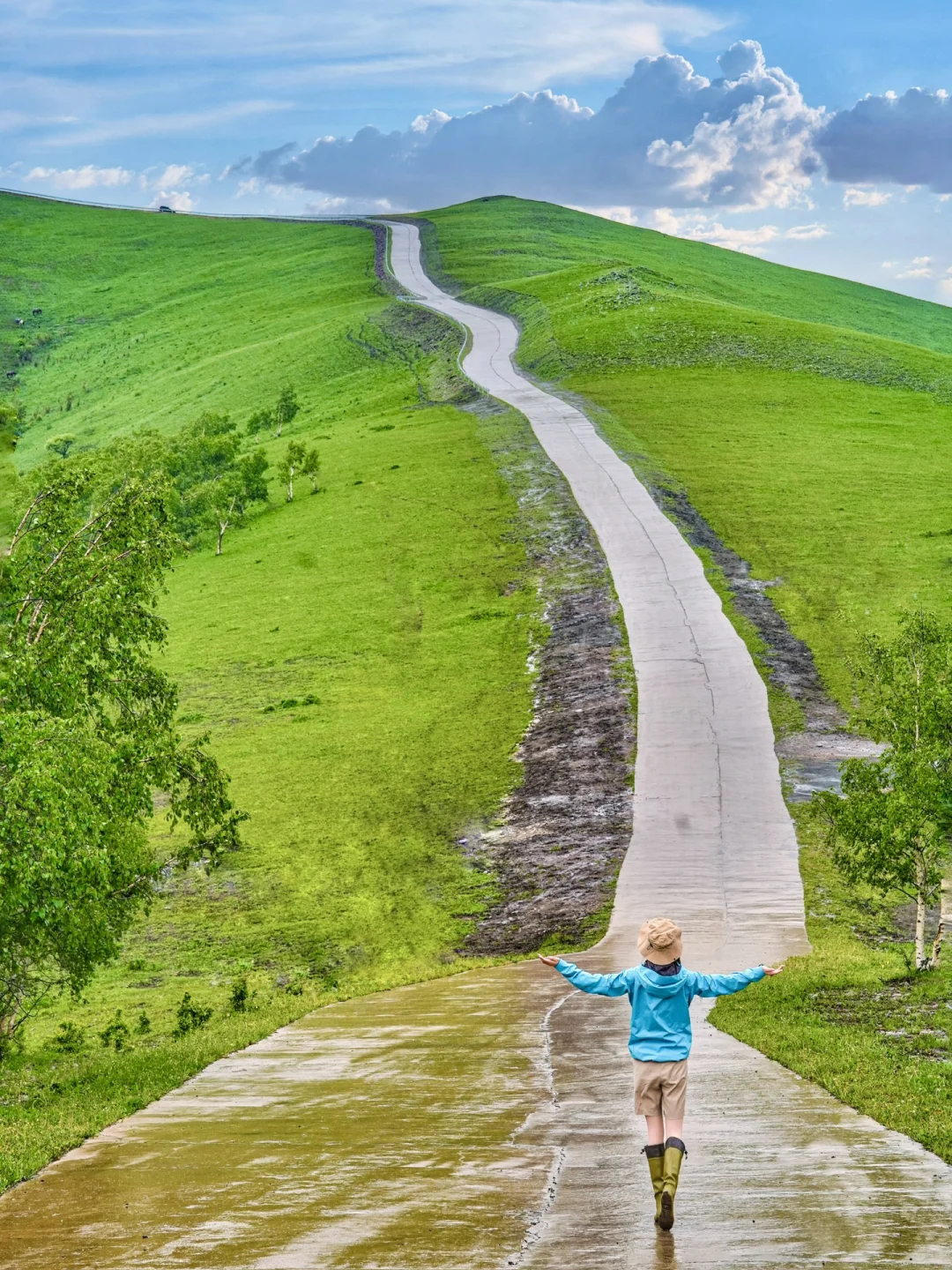 北京自驾天堂🚗京郊阿勒泰❗️20 ℃的漫画草原