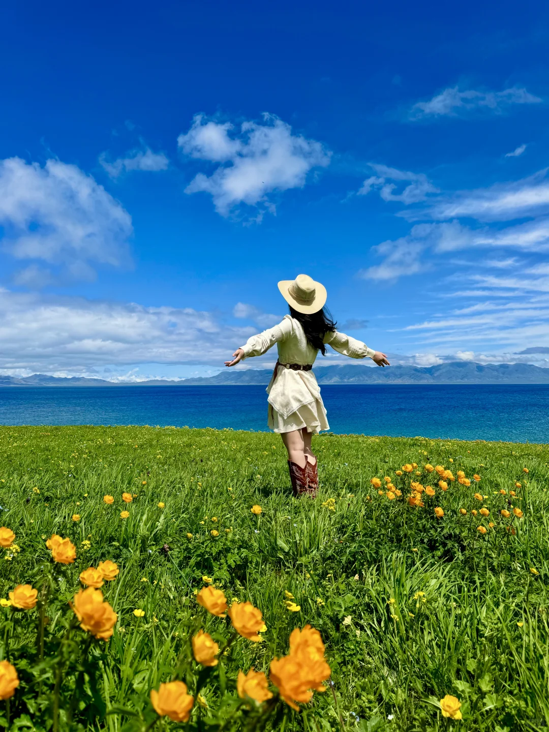 在赛里木湖拍到了我的人生live