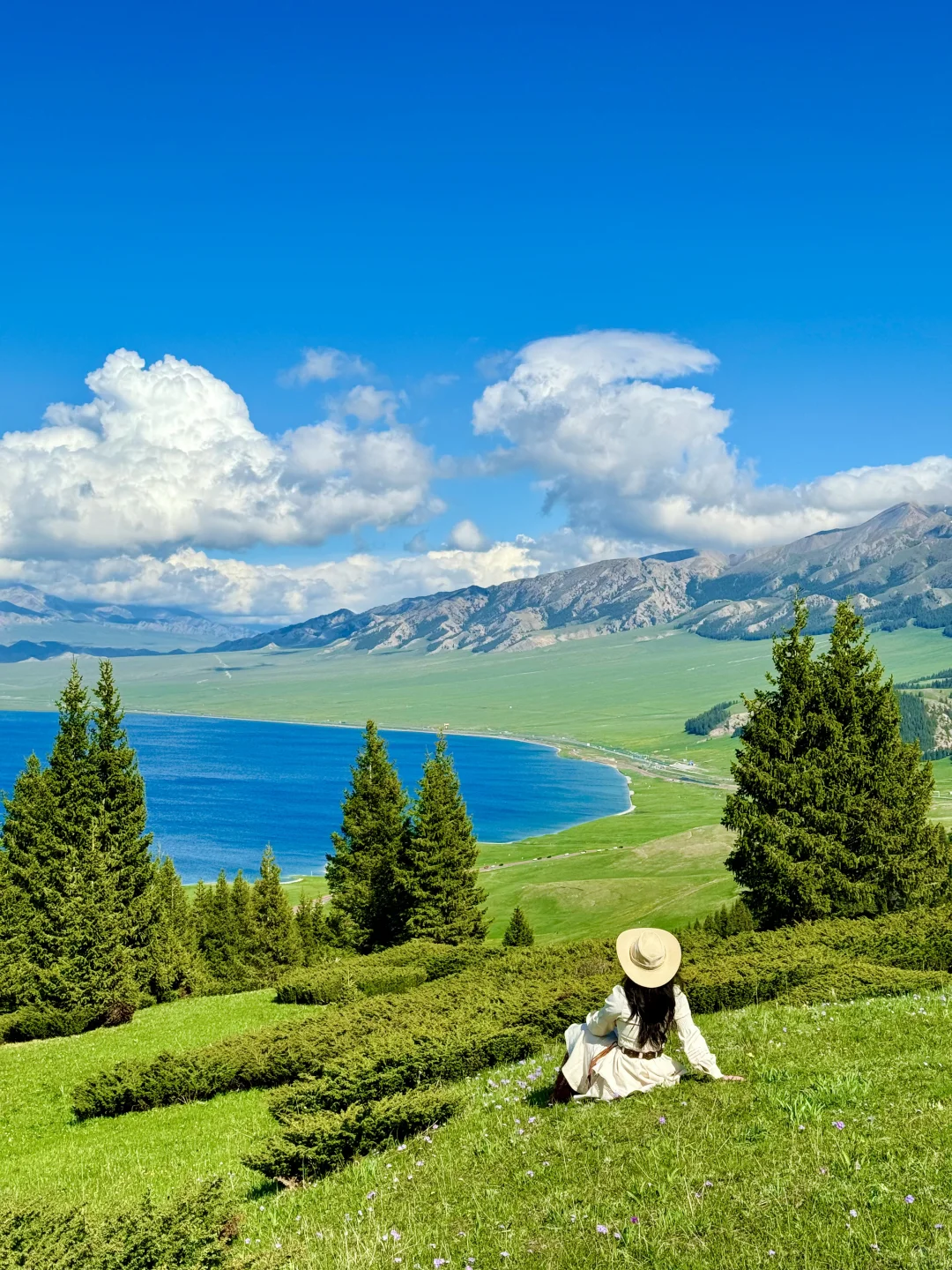 在赛里木湖拍到了我的人生live