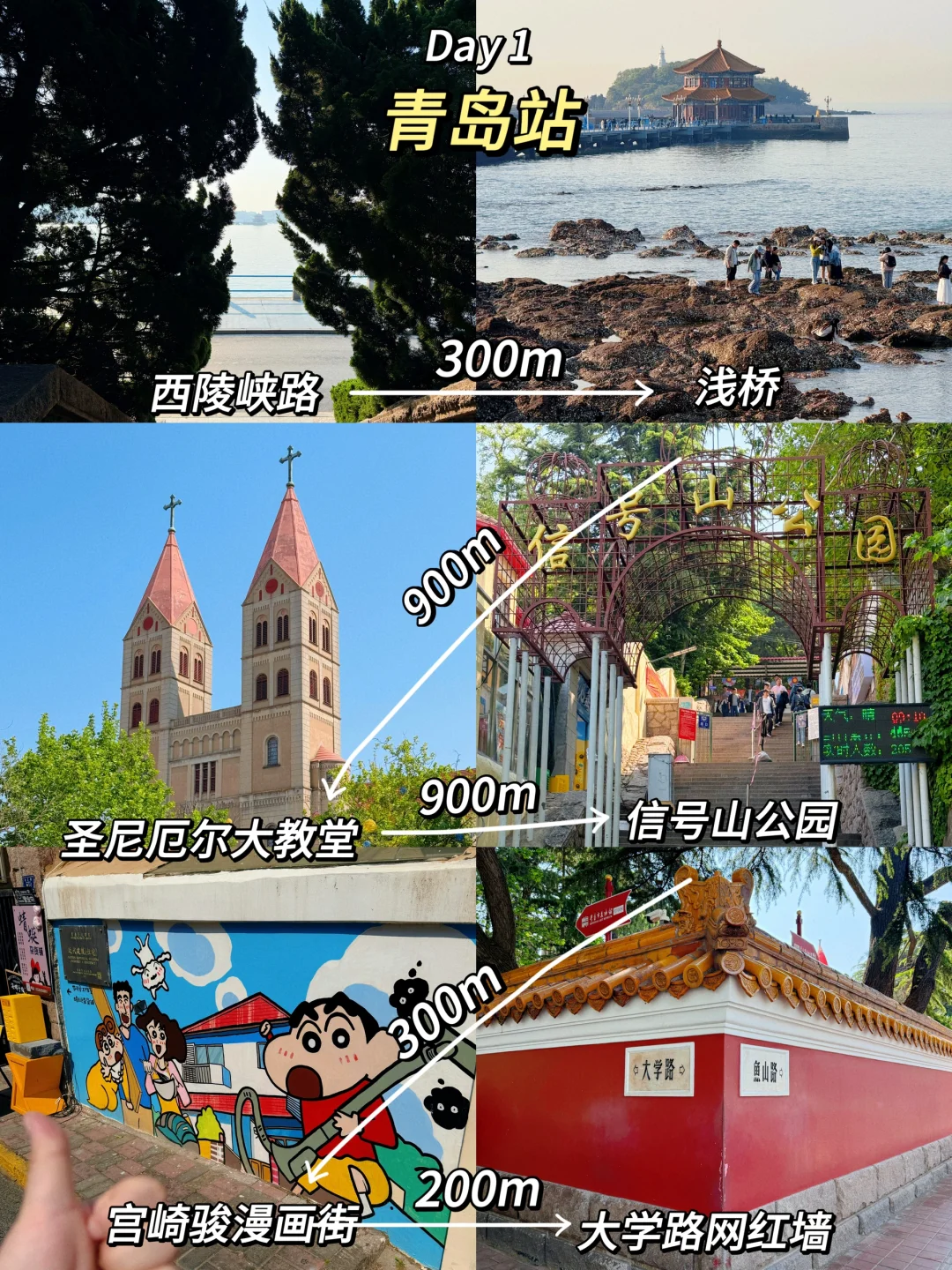 青岛已回‼花6小时总结的旅游攻略😭听劝！