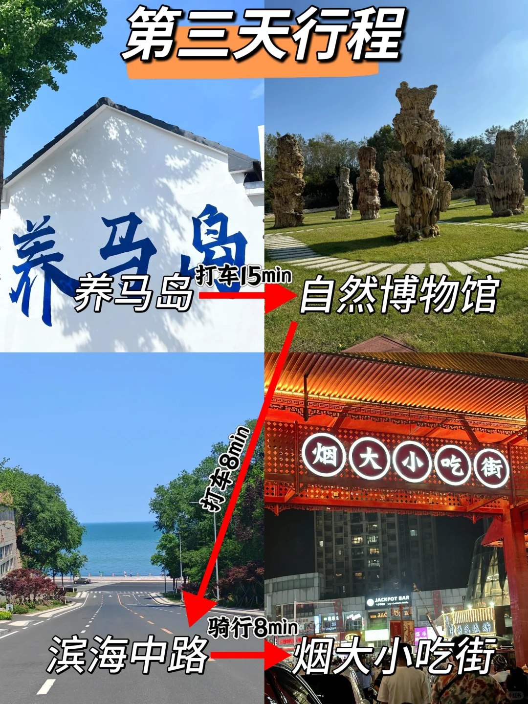 04男大📍烟台三天两夜｜不废腿版逛吃攻略