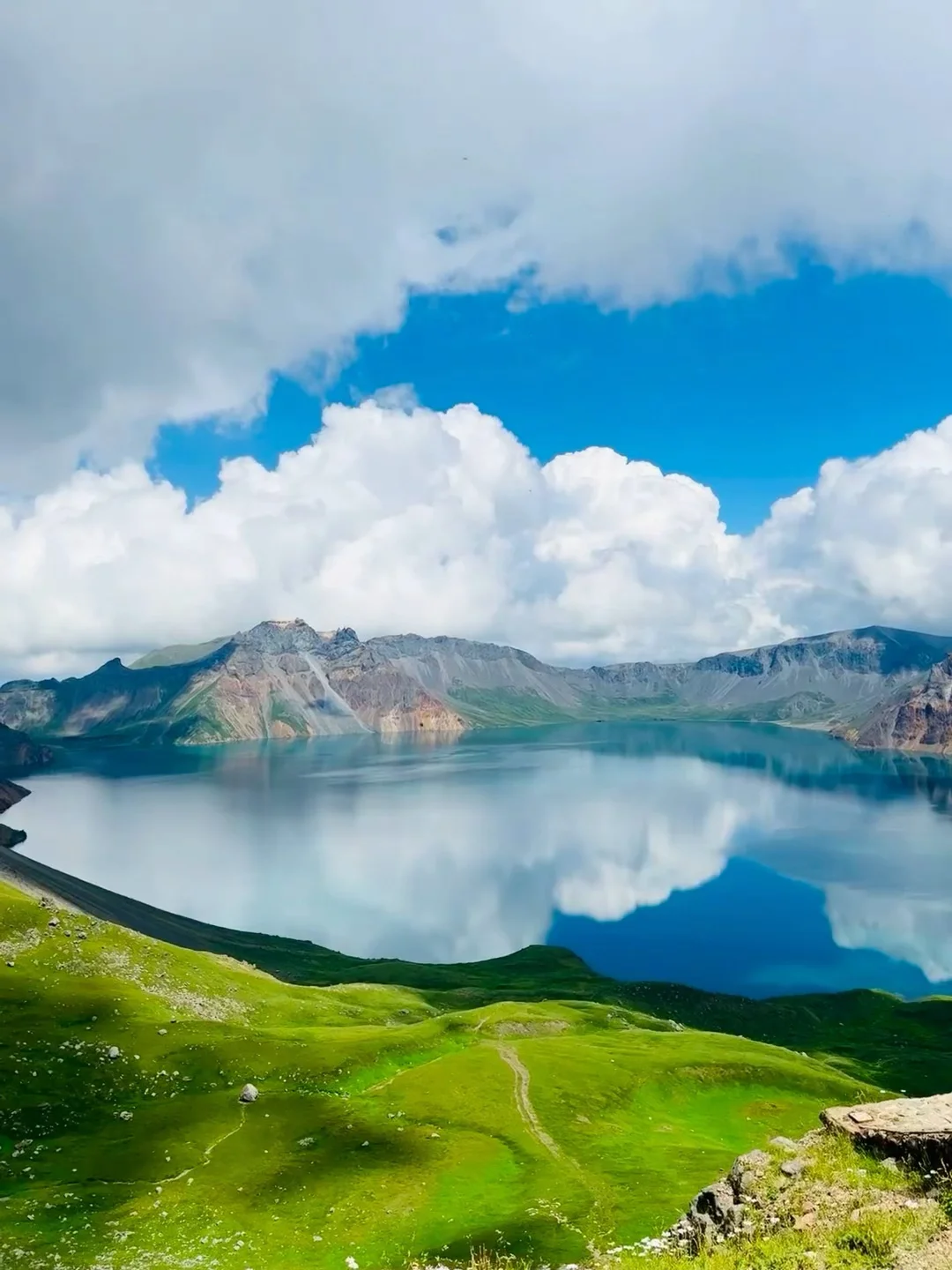 带娃去了22℃的长白山,真的比新西兰还震撼😭
