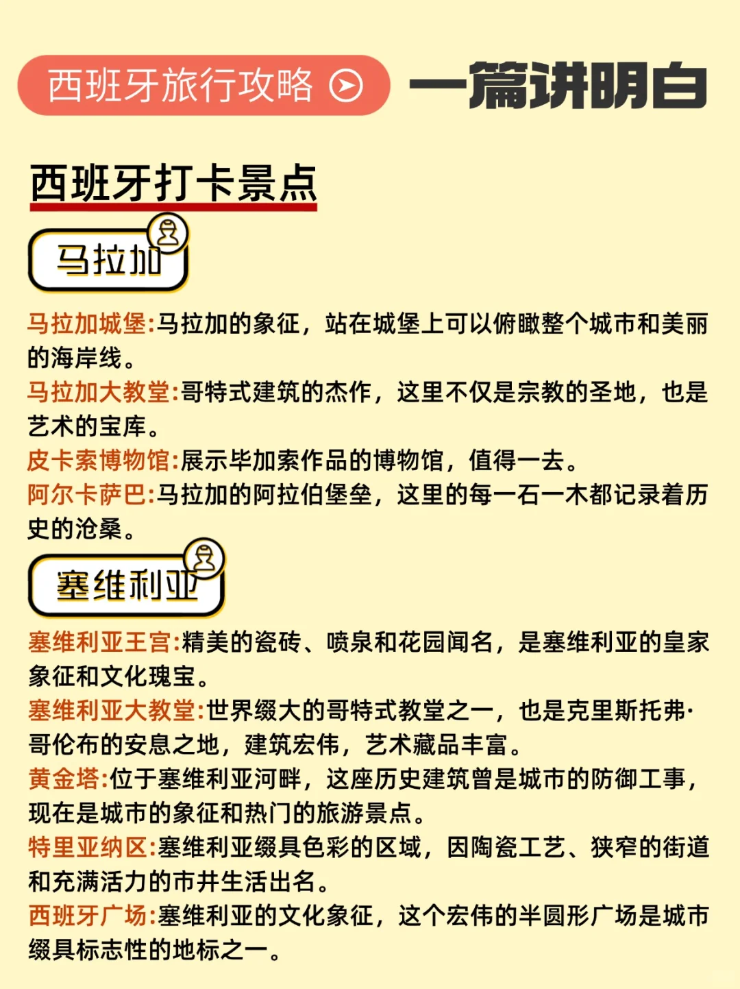 写给7、8、9月份准备去西班牙的姐妹