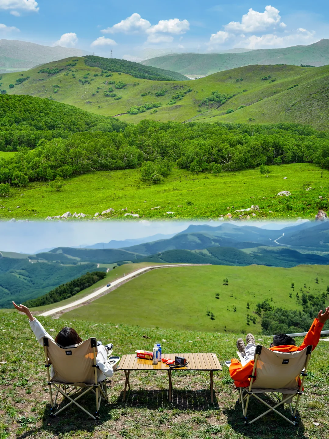 北京自驾天堂🚗京郊阿勒泰❗️20 ℃的漫画草原