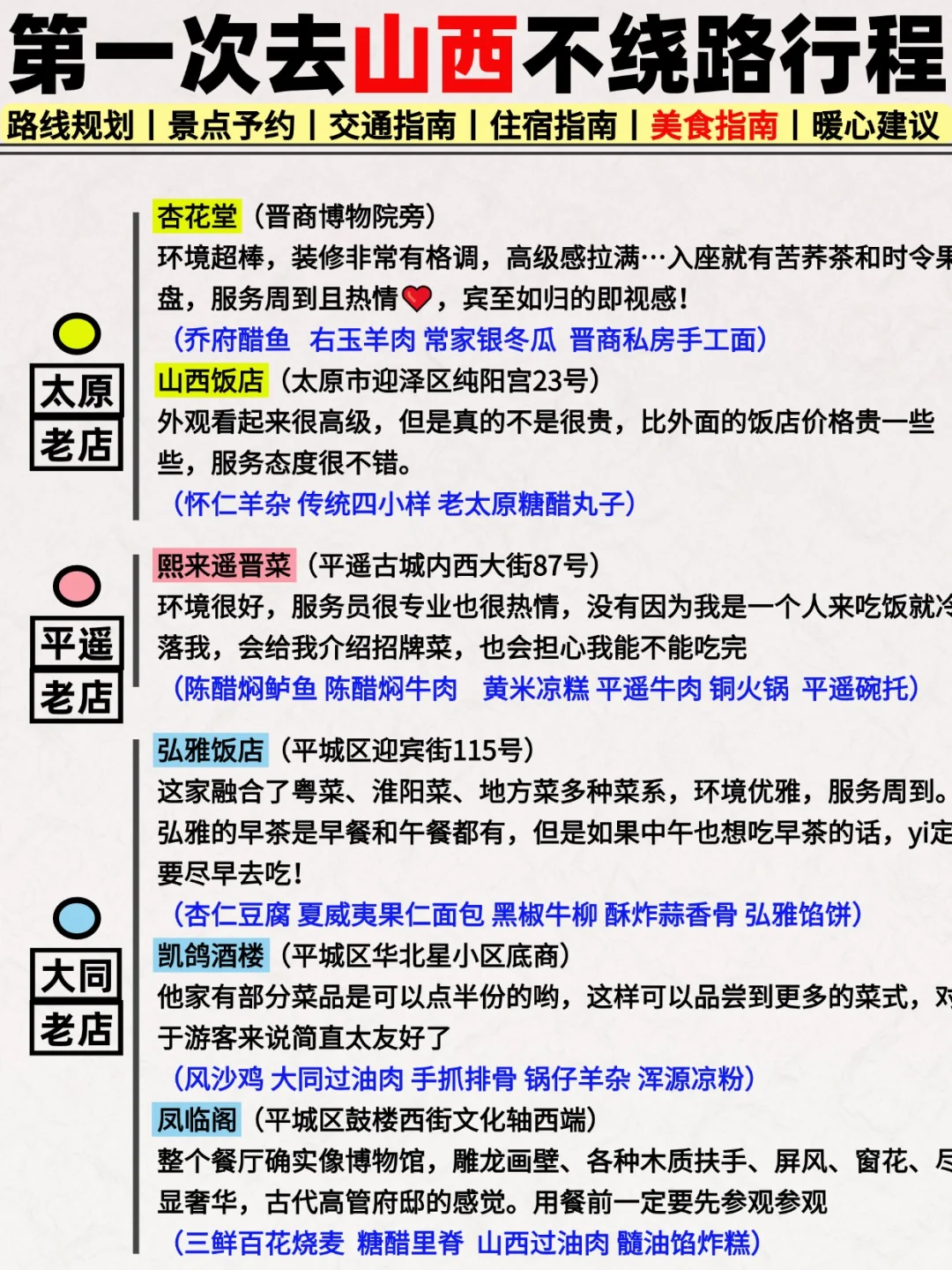 只有5%的人弄对了❗山西旅游就应该这么玩