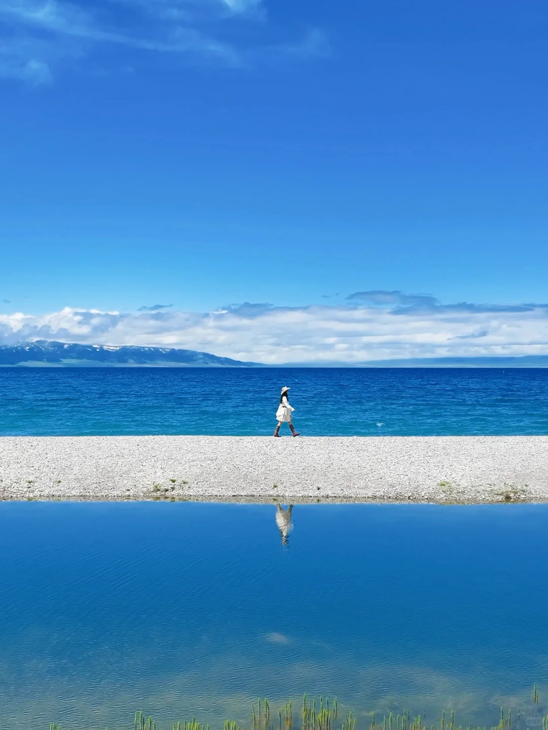 在赛里木湖拍到了我的人生live