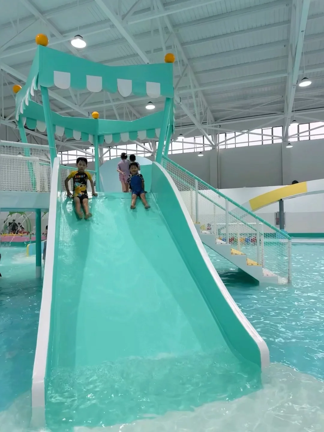 💦靖安新晋3500㎡室内恒温水上乐园❗夏日必玩